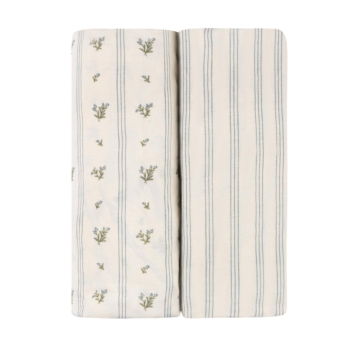 Ely's & Co. Cotton Crib Sheet - 2 Pack