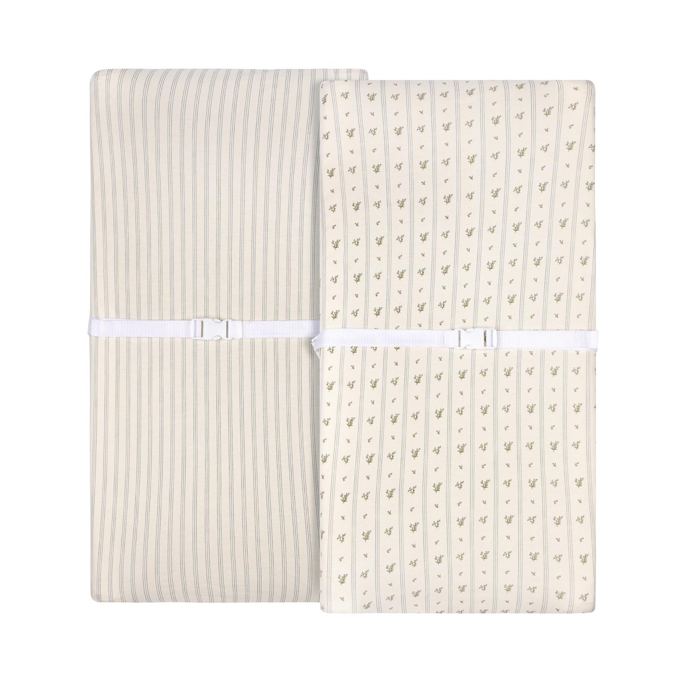 Ely's & Co. Cotton Cradle Sheet/ Changing Pad Cover - 2 Pack