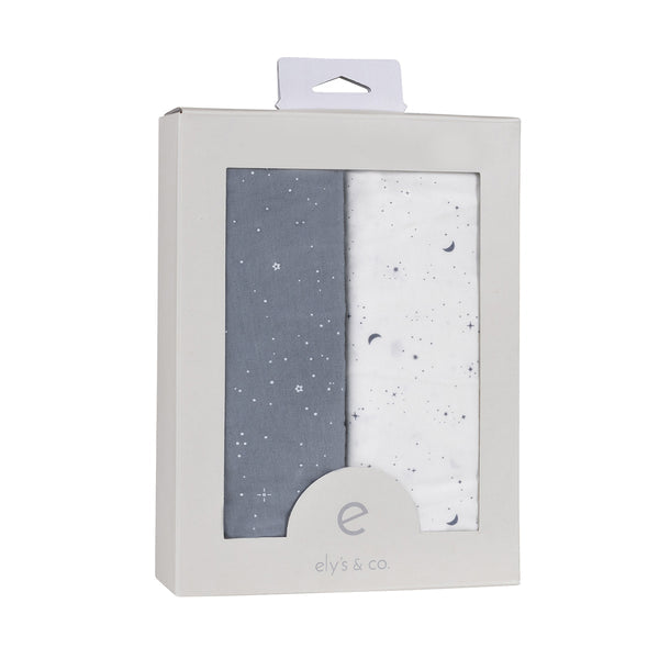 Ely's & Co. Cotton Crib Sheet - 2 Pack