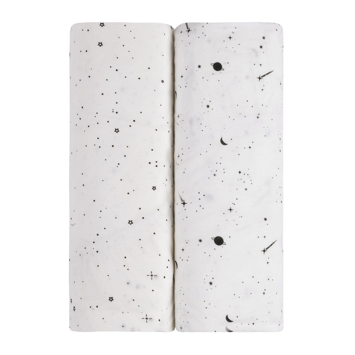 Ely's & Co. Cotton Crib Sheet - 2 Pack