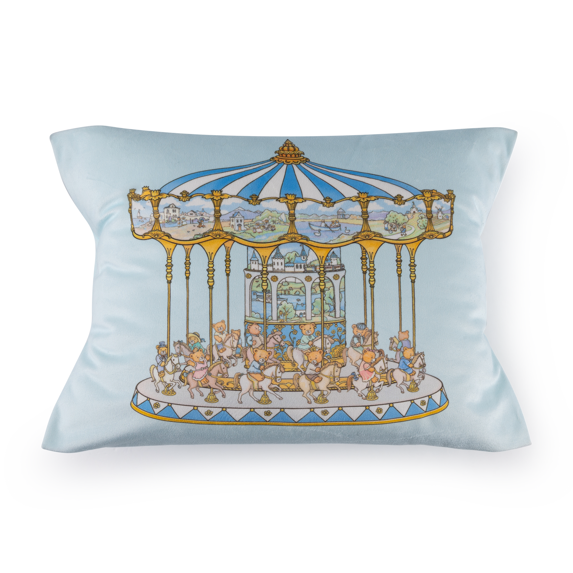 Lil Teddy Merry Go Cushion