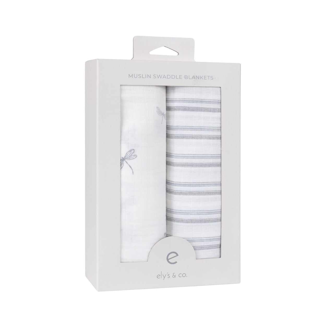 Ely's & Co. Cotton Muslin Swaddle Blanket - 2 Pack