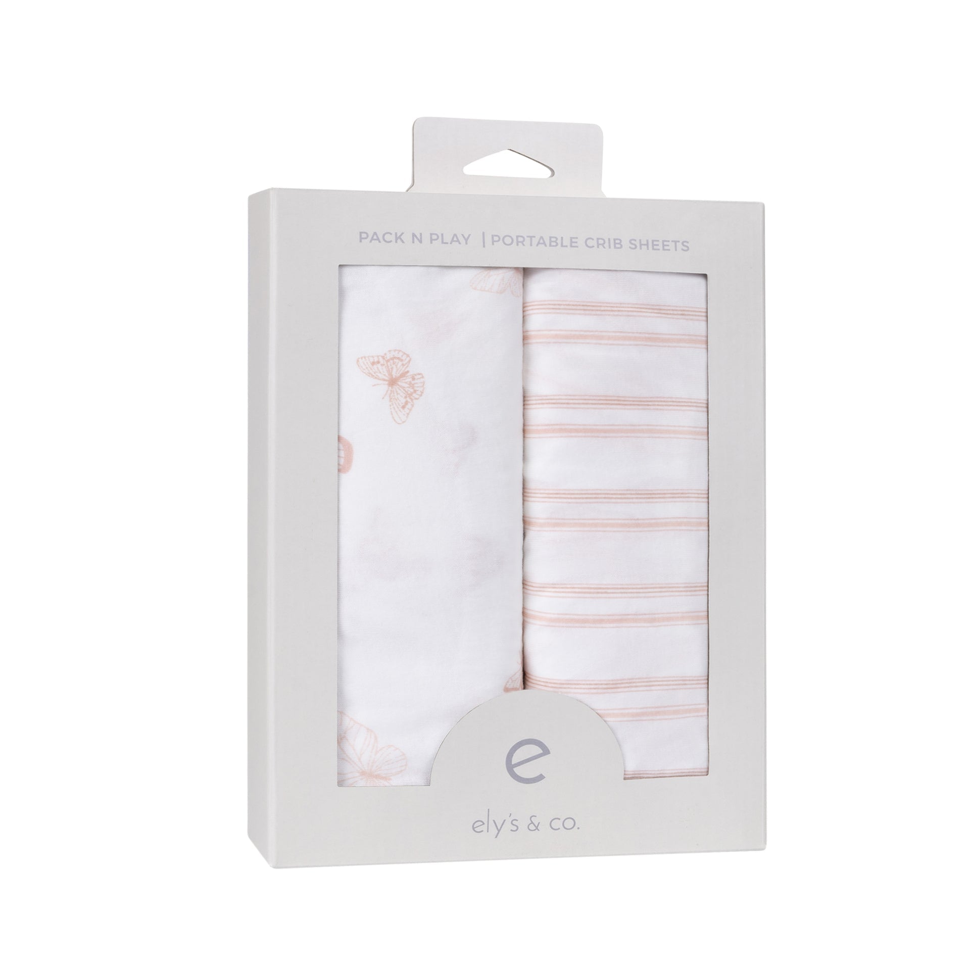 Ely's & Co. Cotton Pack N Play/ Porta Crib Sheet - 2 Pack