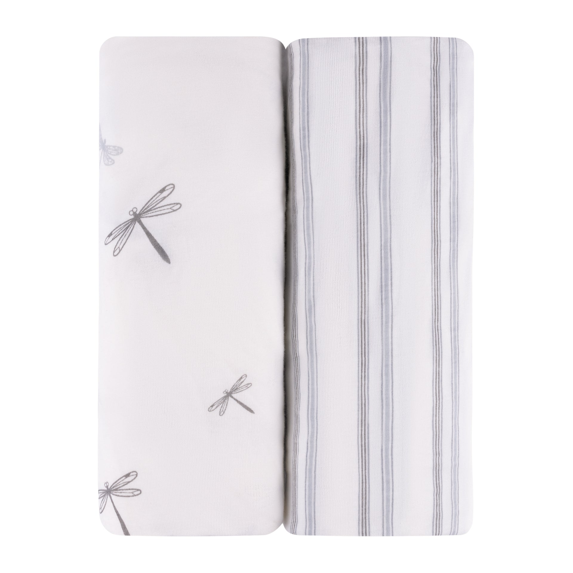Ely's & Co. Cotton Crib Sheet - 2 Pack