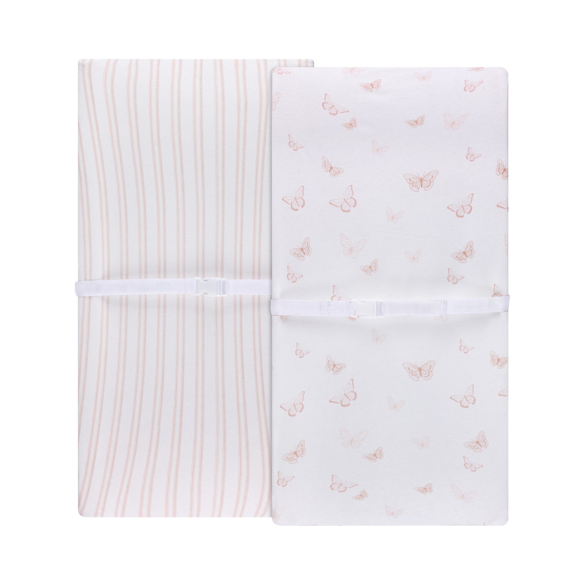 Ely's & Co. Cotton Cradle Sheet/ Changing Pad Cover - 2 Pack