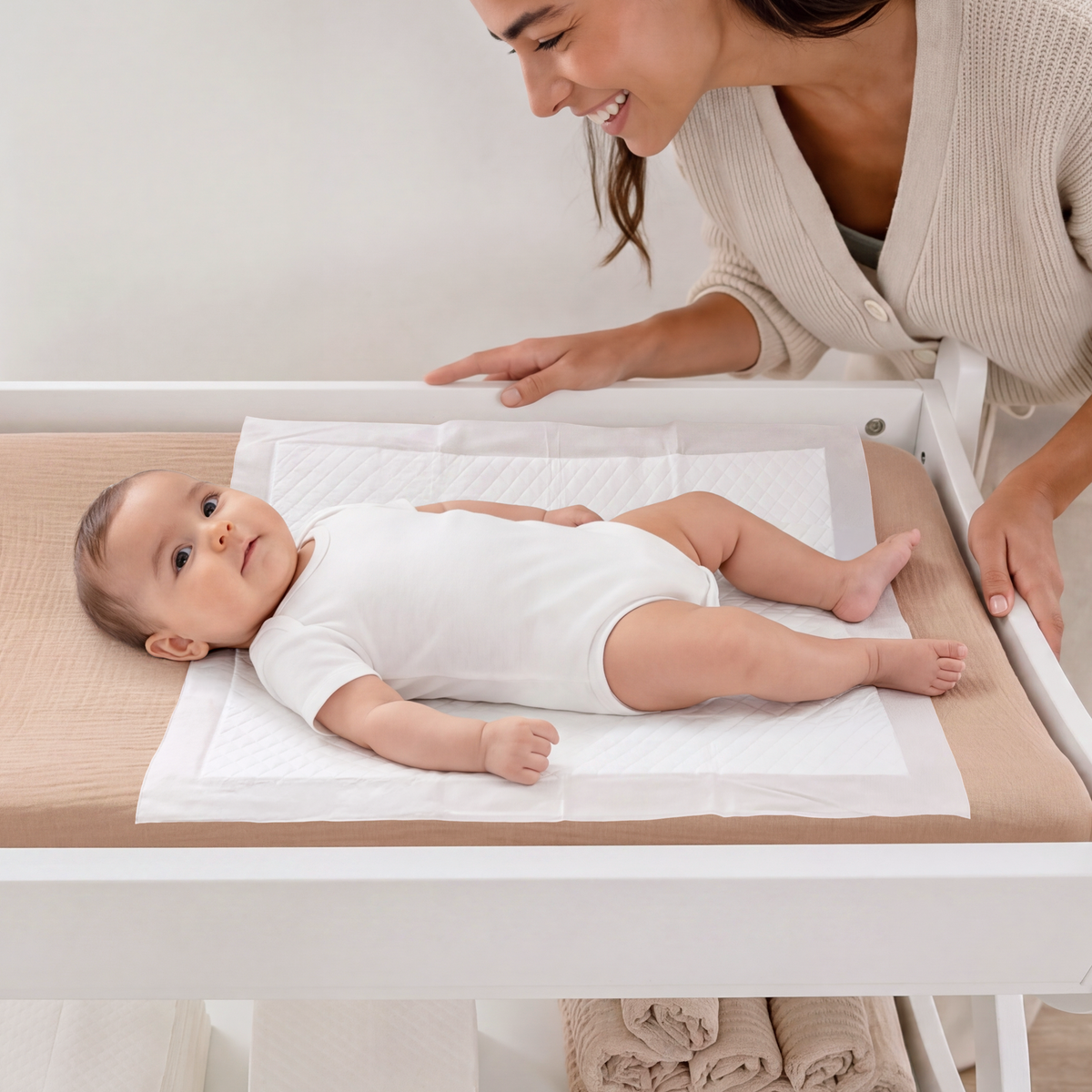 Comfy Cubs Disposable Baby Changing Pad Liners