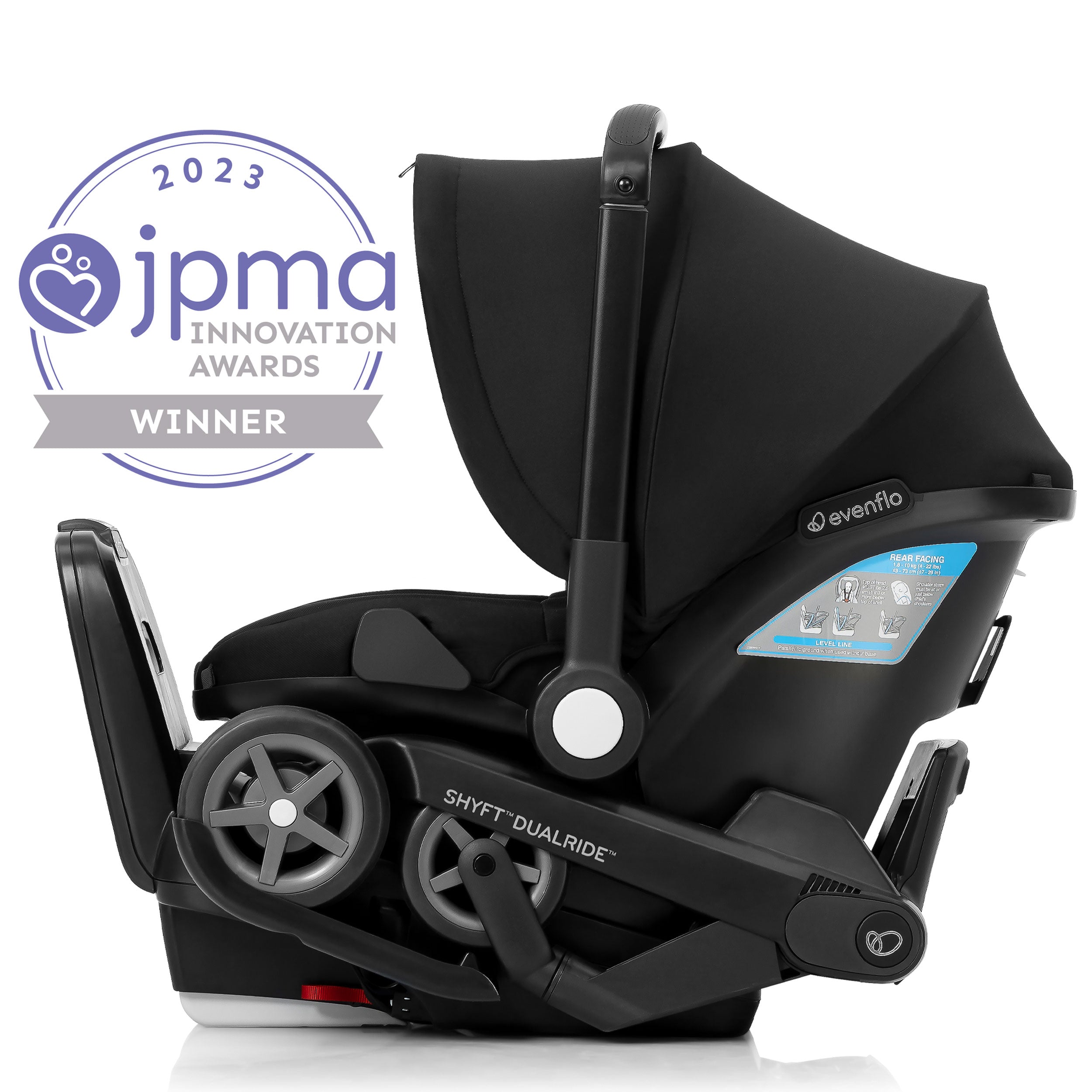 Evenflo Shyft DualRide Infant Car Seat and Stroller Combo