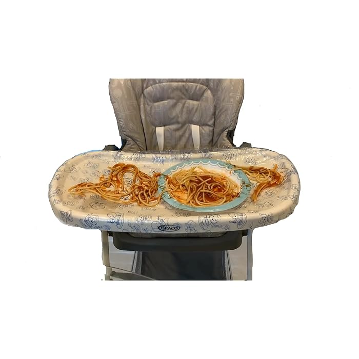 Pristine Aid High Chair Tray Disposable Cover