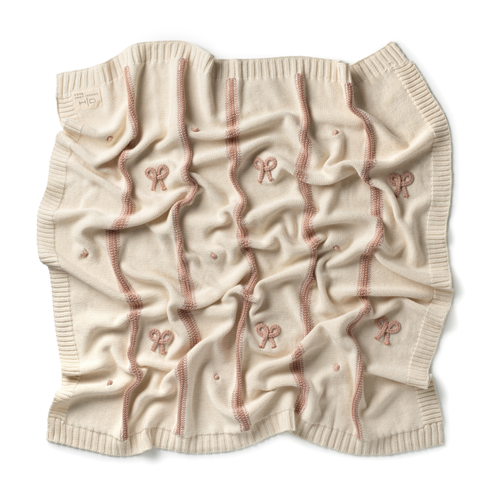 Domani Home Mini Bow Baby Blanket