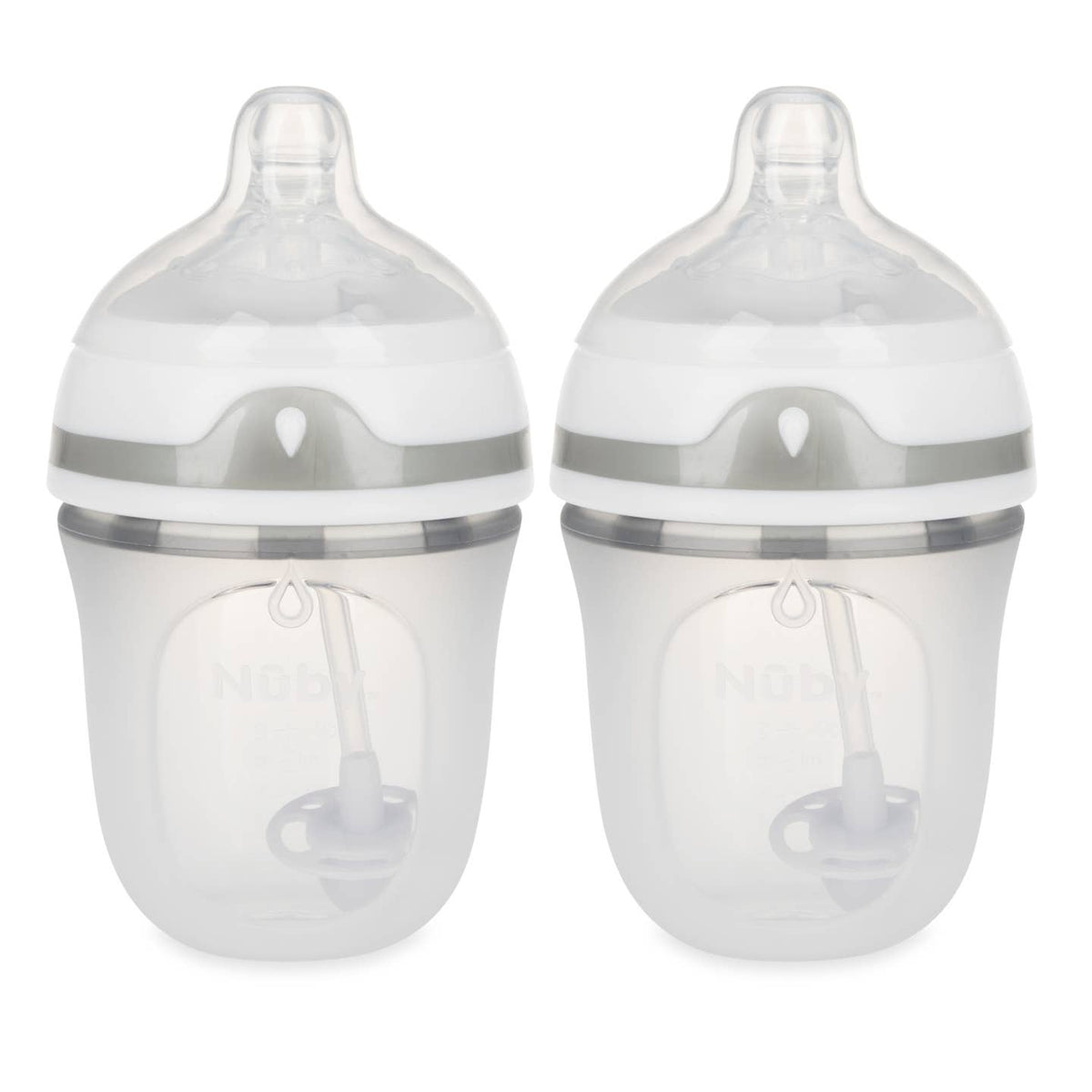 Nuby Comfort Bottle with Weighted Straw
