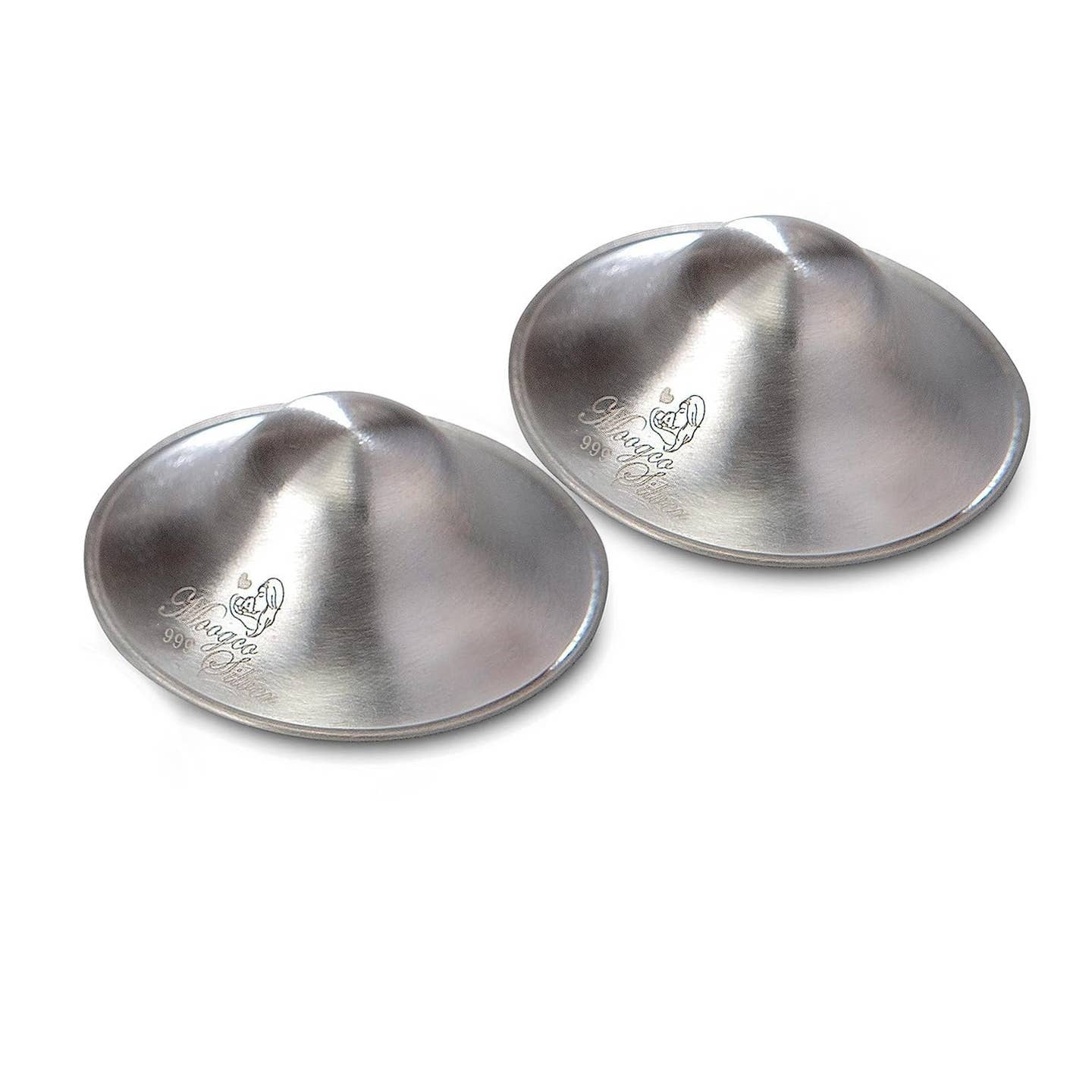 MOOGCO 999k Silver Trilaminate Nursing Cups Nipple Shields