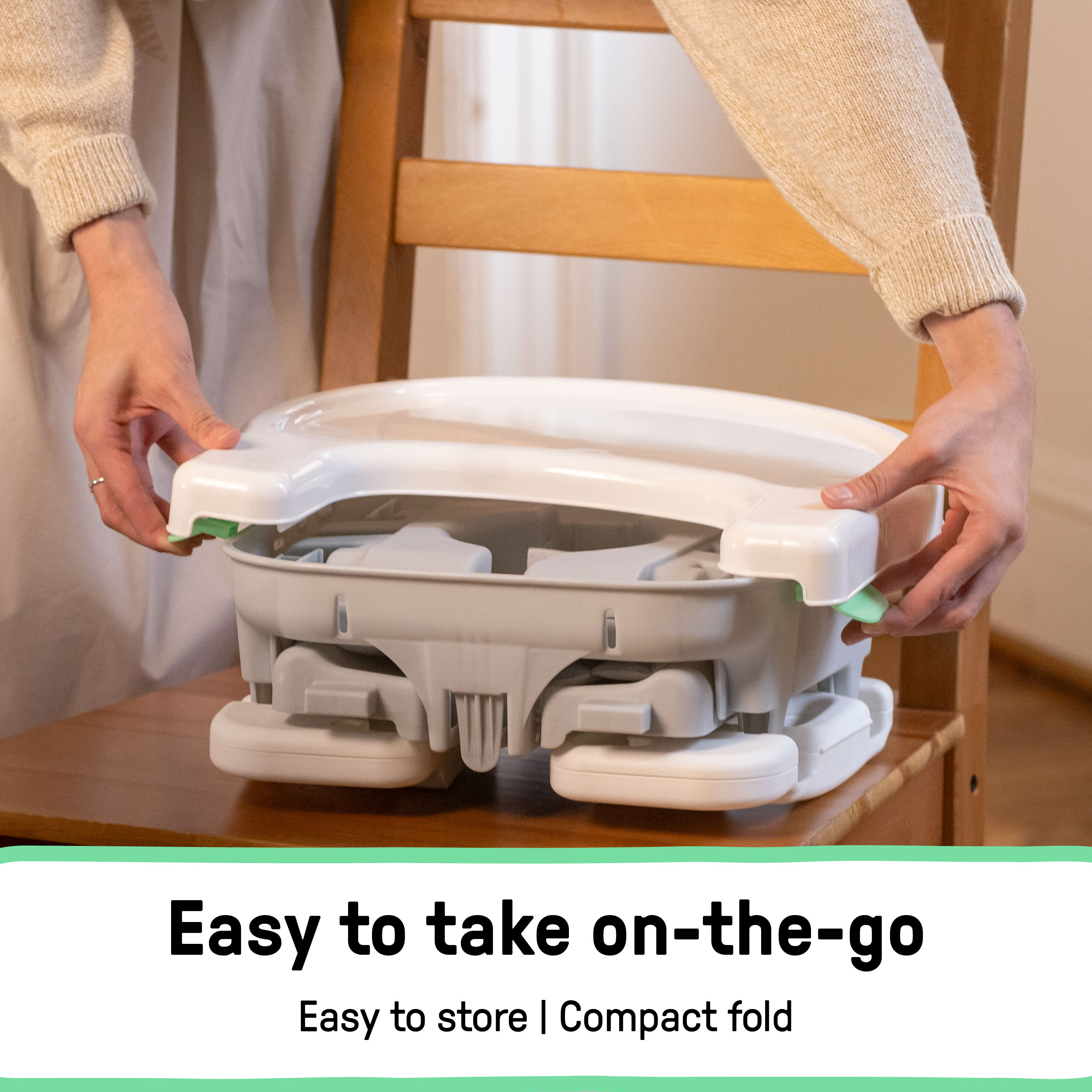 Ingenuity Deluxe Comfort Folding Baby Booster