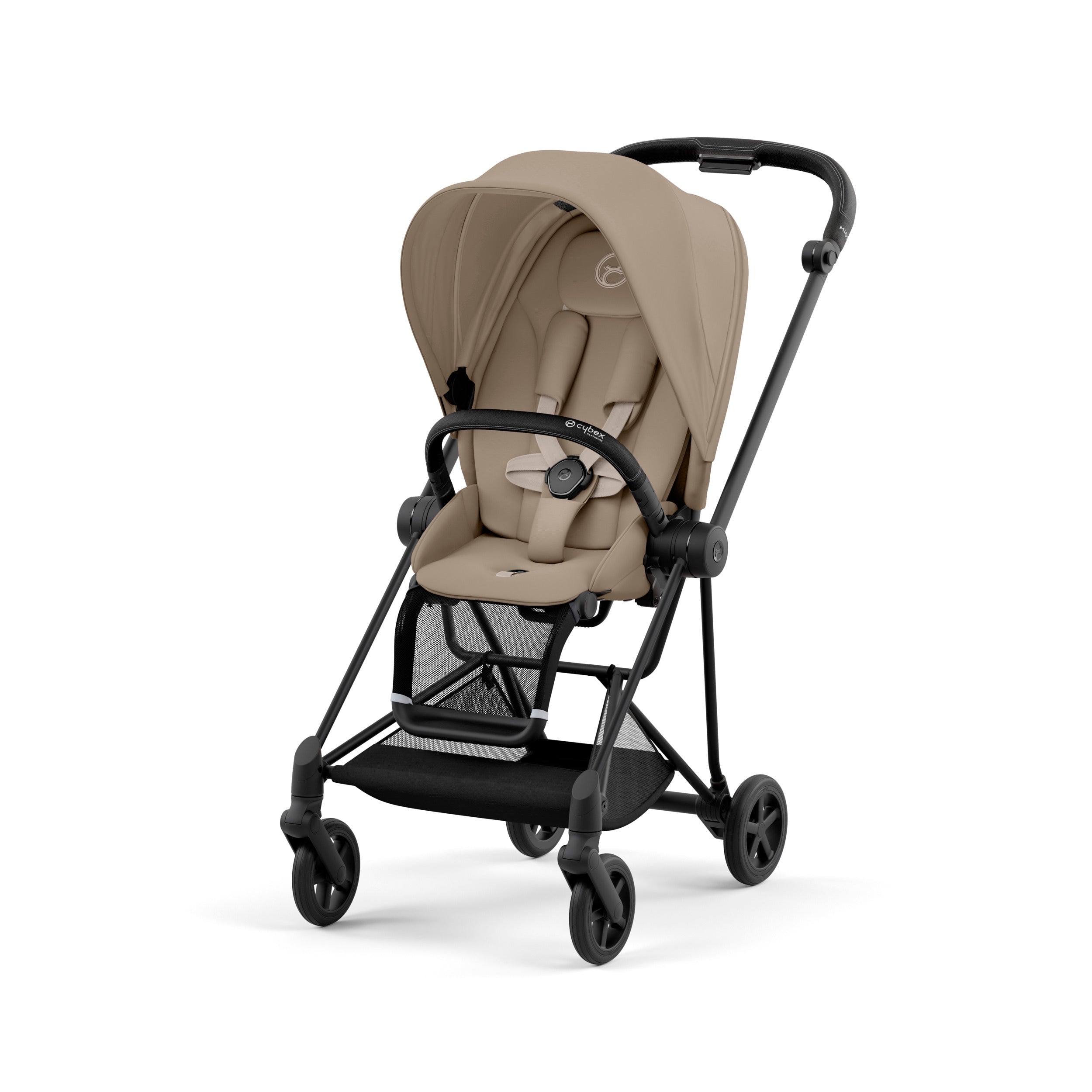 Mios 3 Stroller Matte Black Cozy Beige