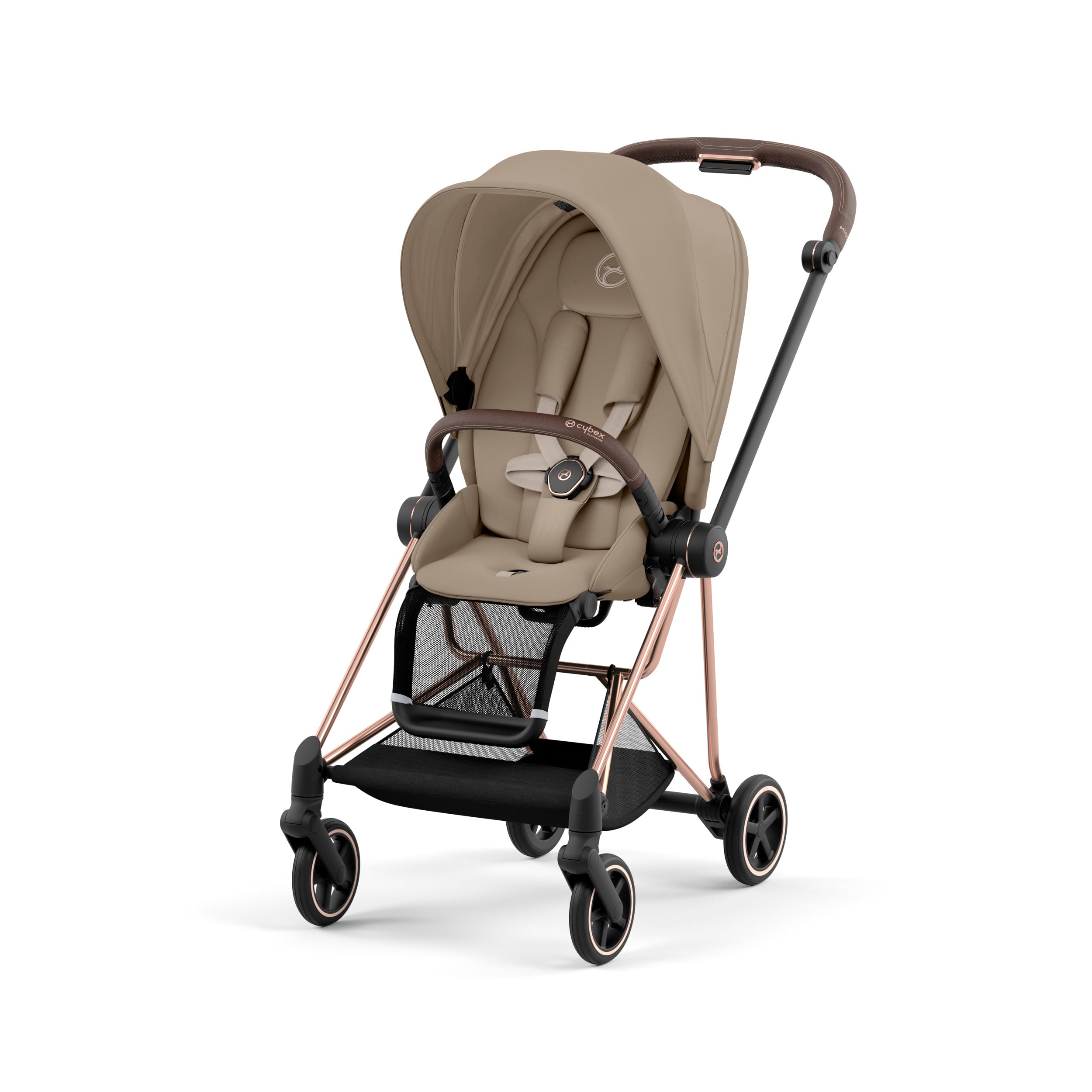 marque cybex Mios 3 Stroller Matte Black Cozy Beige