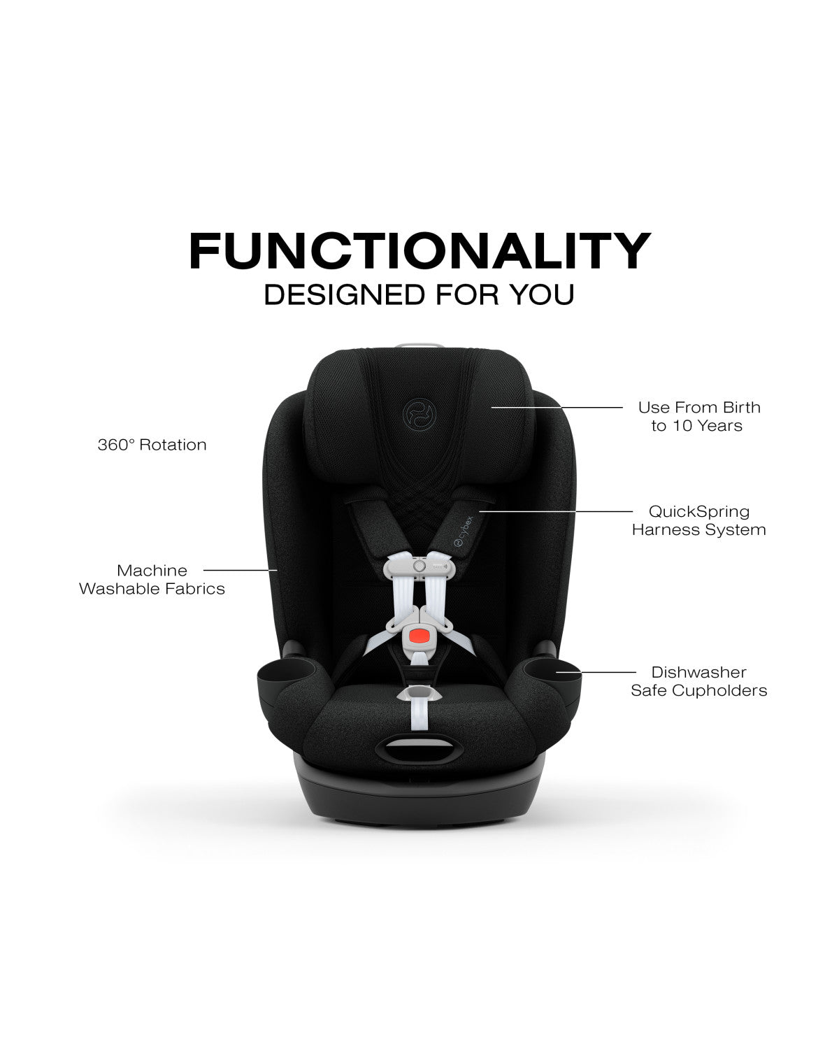Cybex Callisto T 360° Rotating All-in-One Convertible Car Seat