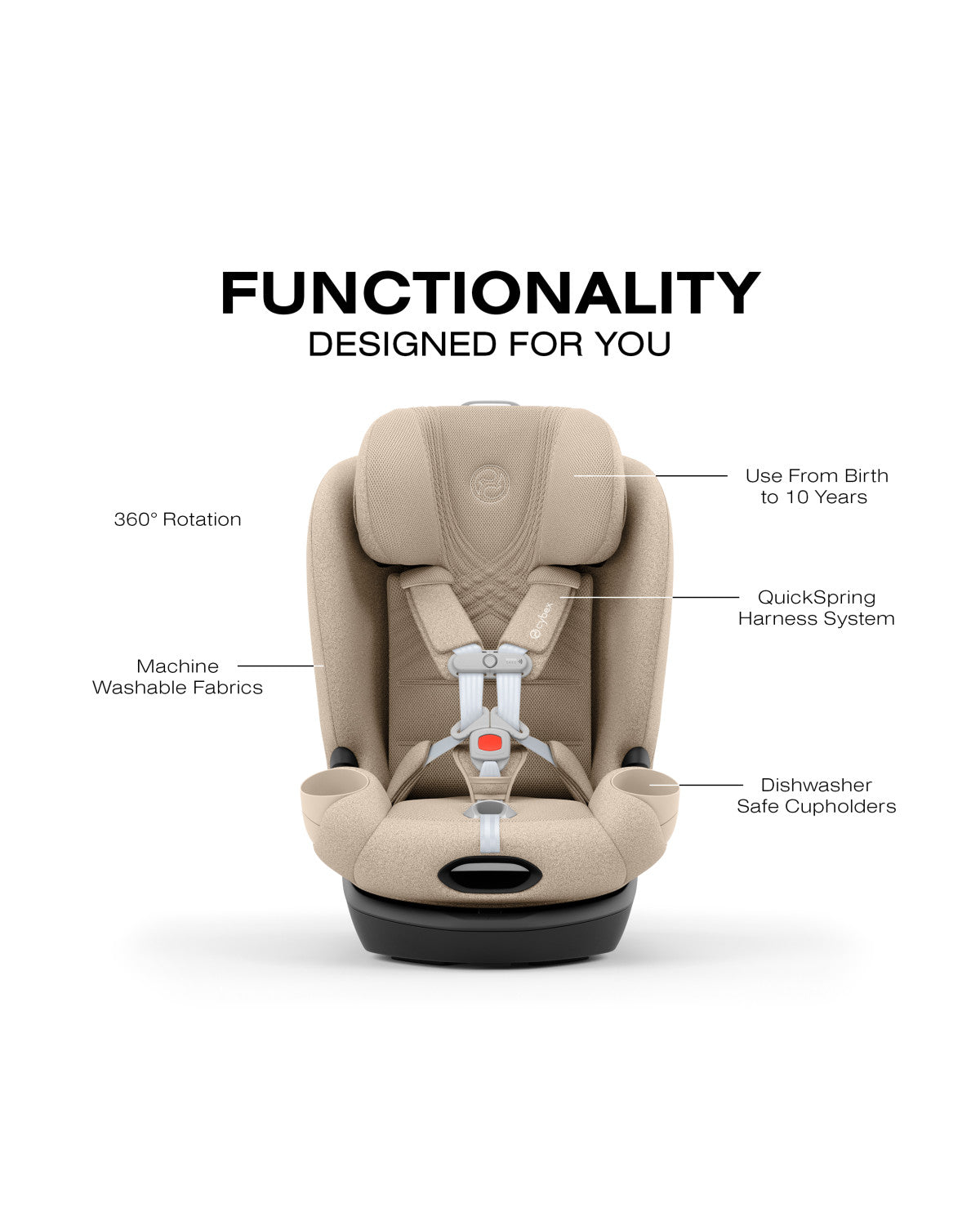 Cybex Callisto T 360° Rotating All-in-One Convertible Car Seat