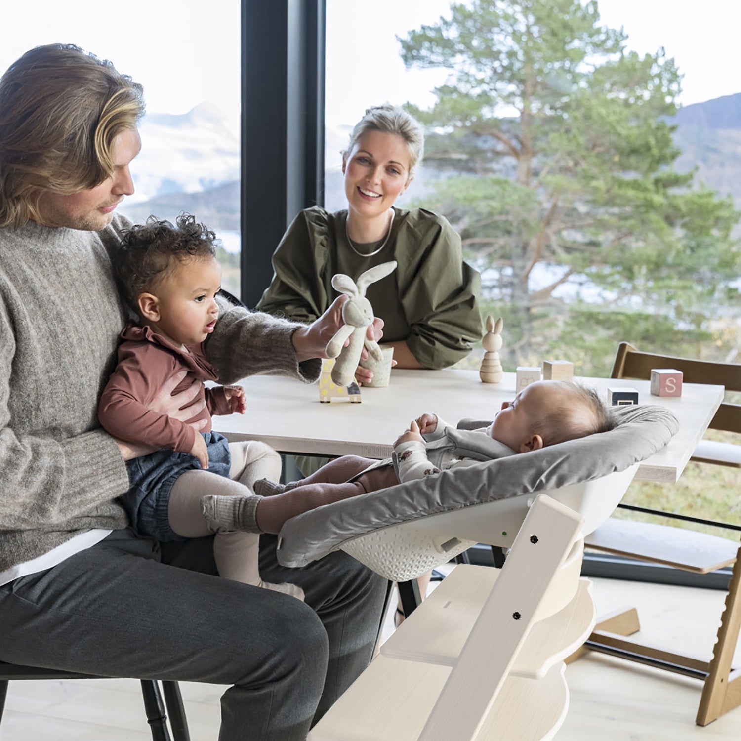 newborn seat stokke Stokke Tripp Trapp Newborn Set (Grey)