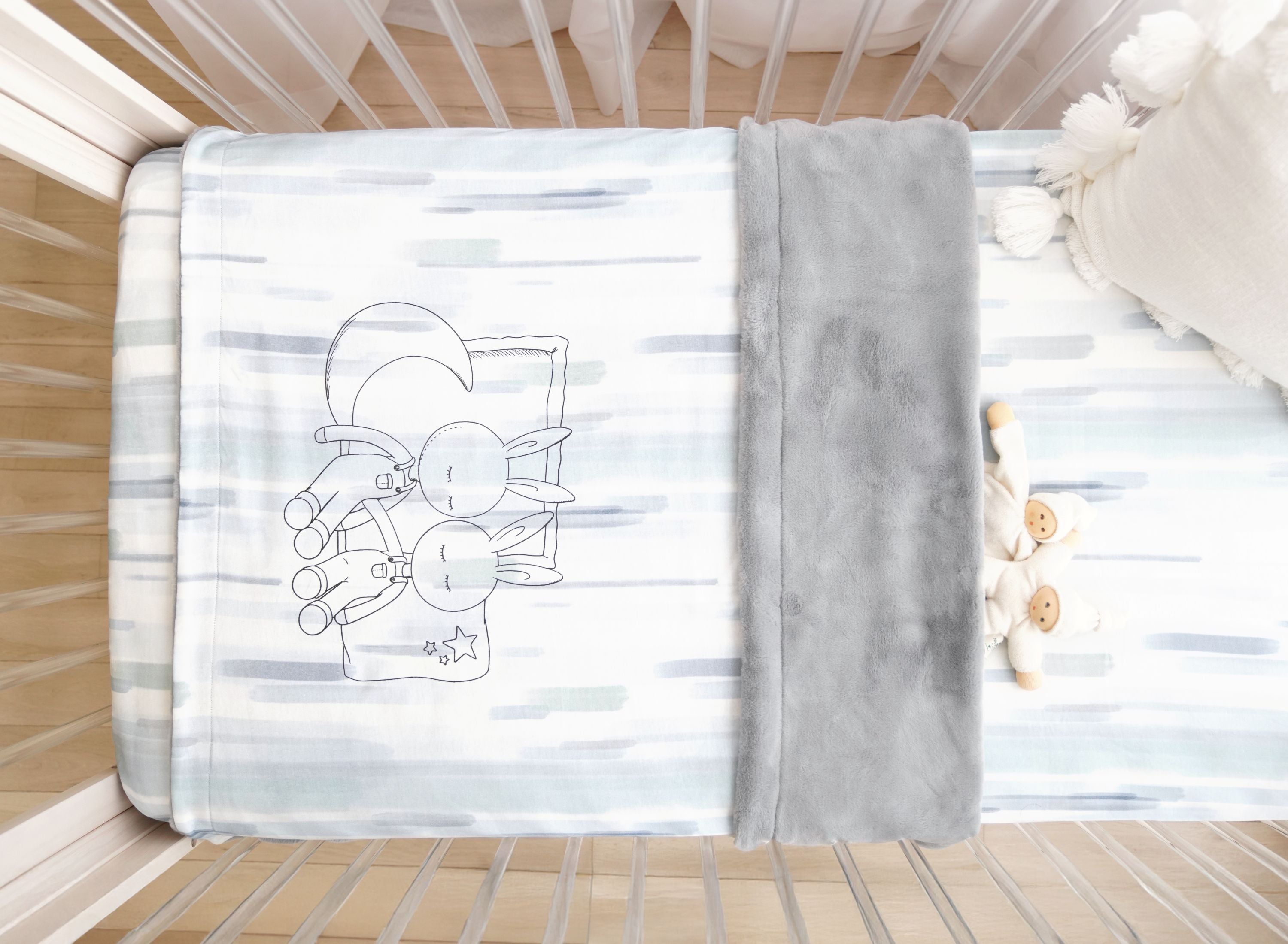 Hibernate 3 Piece Crib Linen Set (52"x 28")
