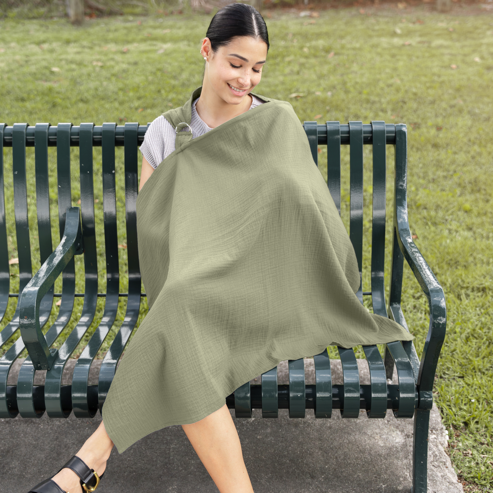 Comfy Cubs Muslin Nursing Cover For Baby Breastfeeding