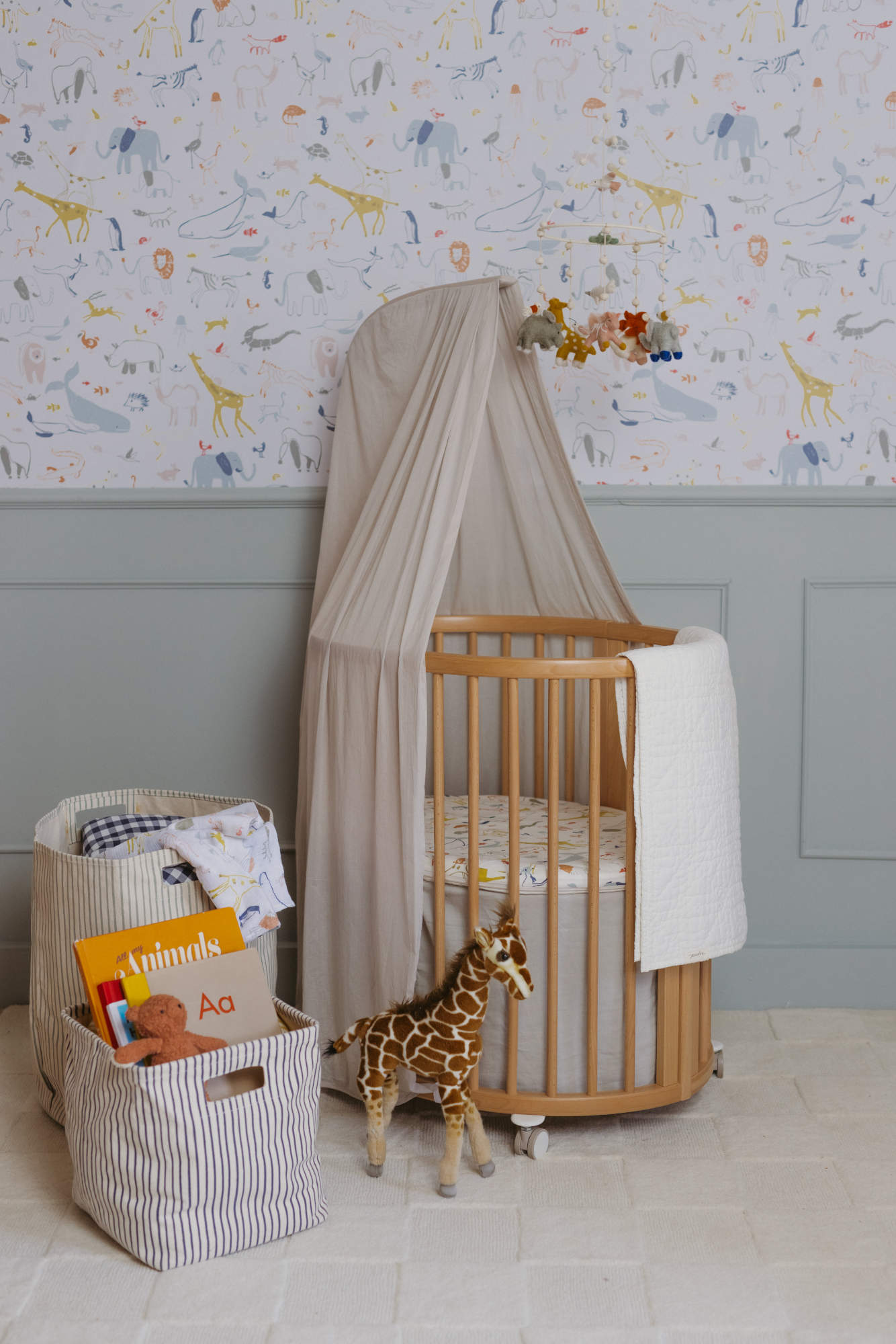 stokke bassinet fitted sheet Stokke Sleepi Mini Fitted Sheet by Pehr V3