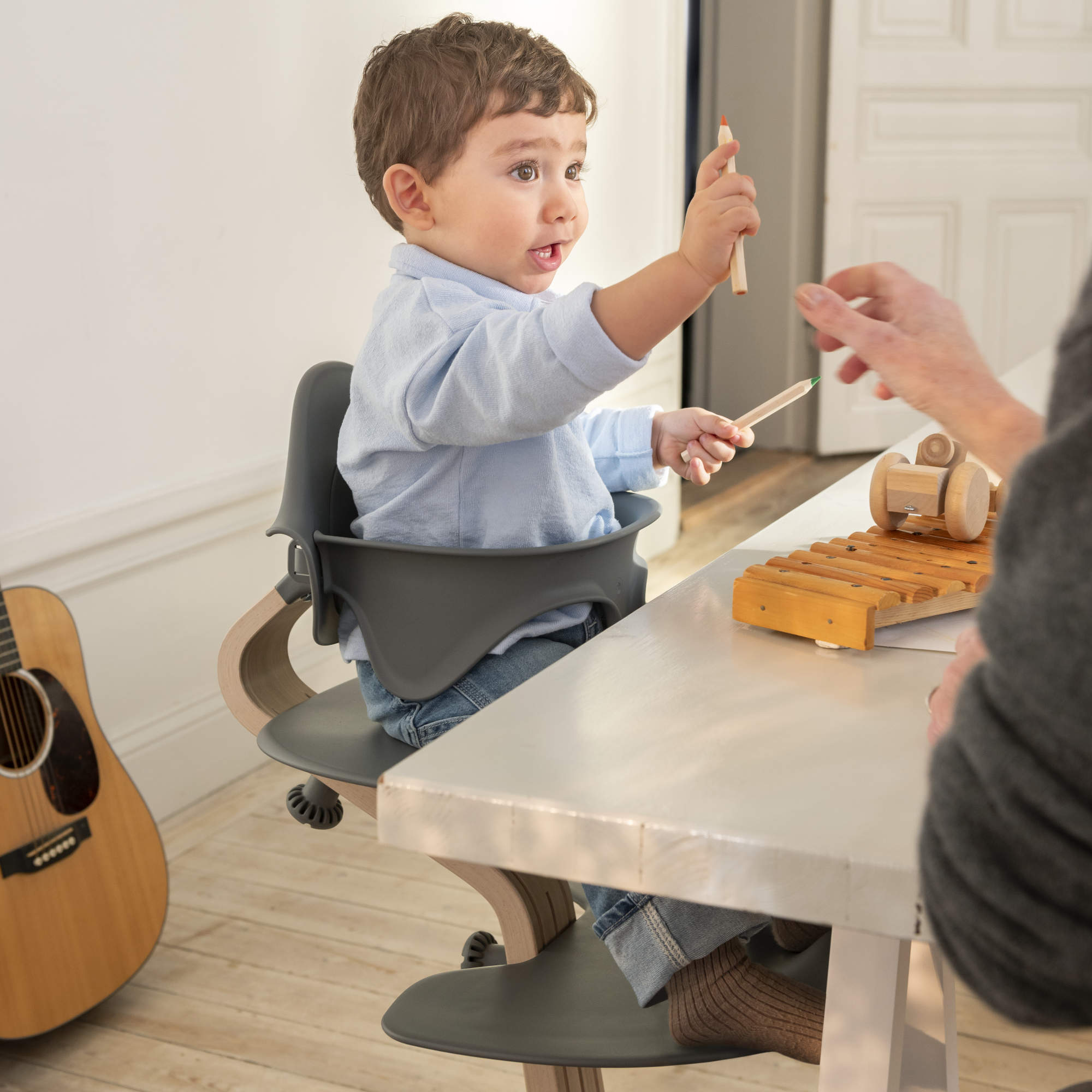 STOKKE TRAY FOR NOMI グレー Stokke Nomi Grey Tray for Adjustable Baby High Chair +