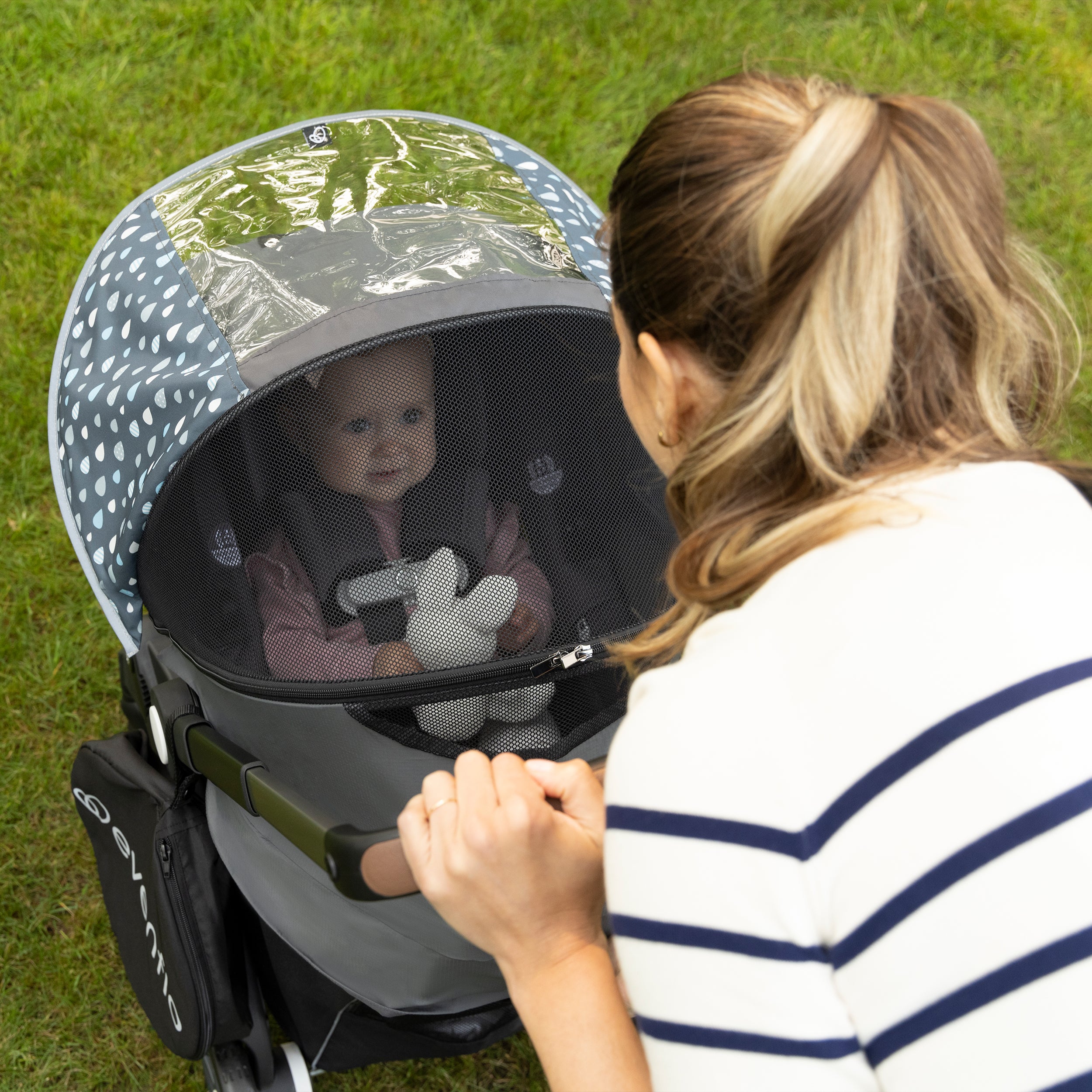 evenflo weather shield Evenflo Shyft DualRide All-Weather Cover