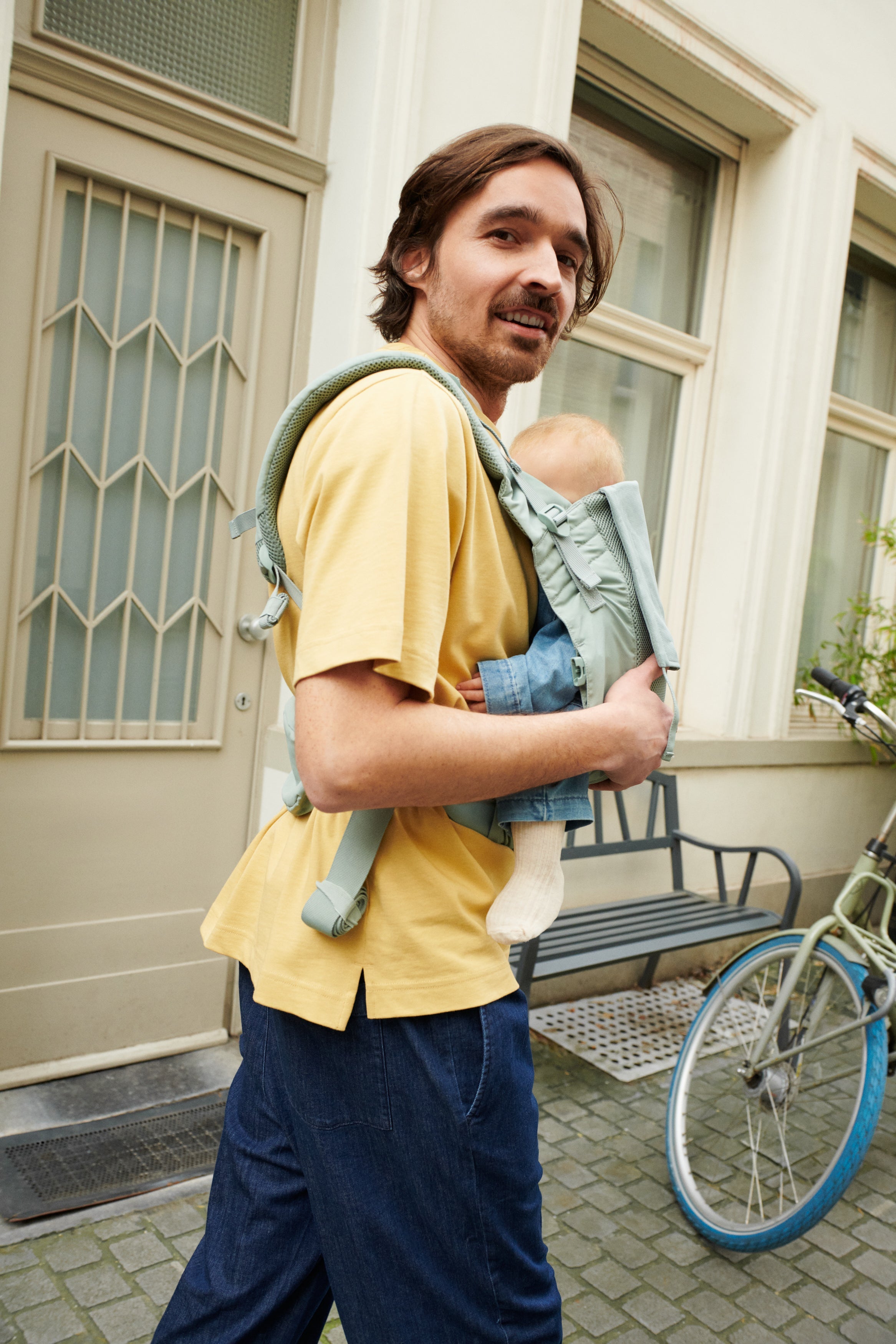stokke mesh carrier Stokke Limas Carrier Mesh Glacier Green