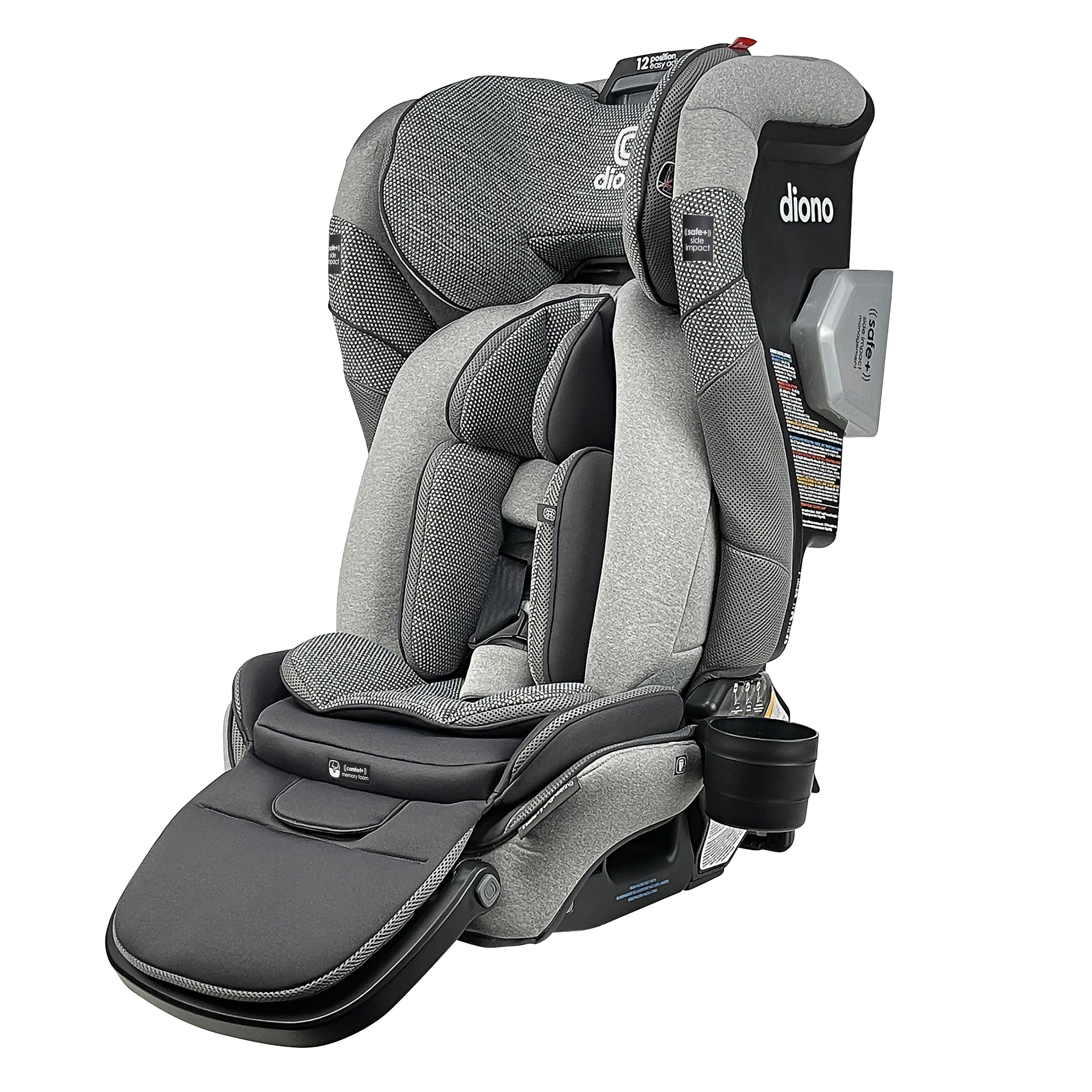 maxi cosi vs diono Diono Radian 3QXT+ Luxury 3 Across All-in-One Car Seat