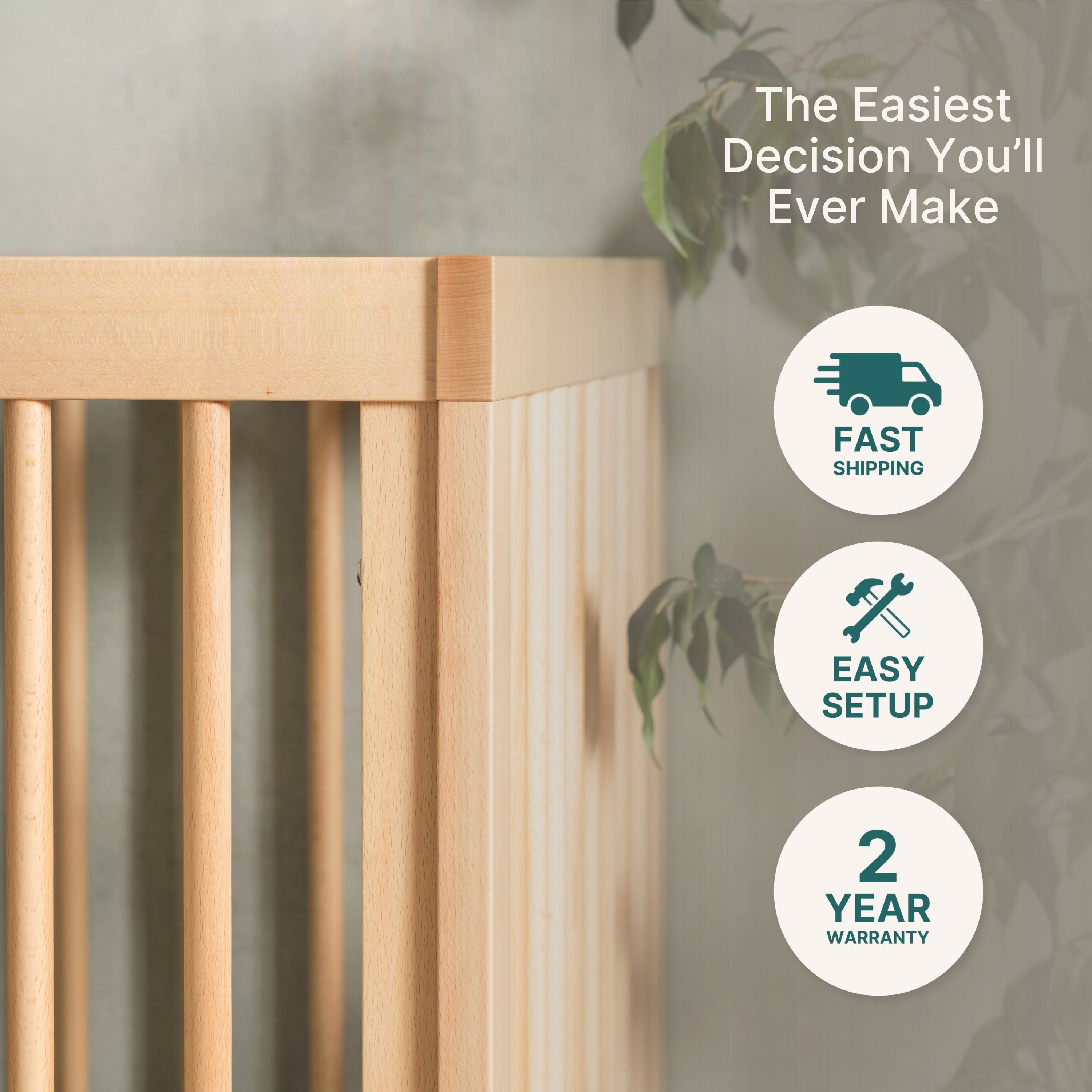 dadada Soho 3-in-1 Convertible Crib