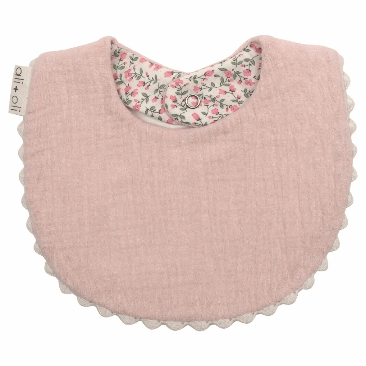 Ali+Oli Muslin Cotton Double Sided Baby Bib