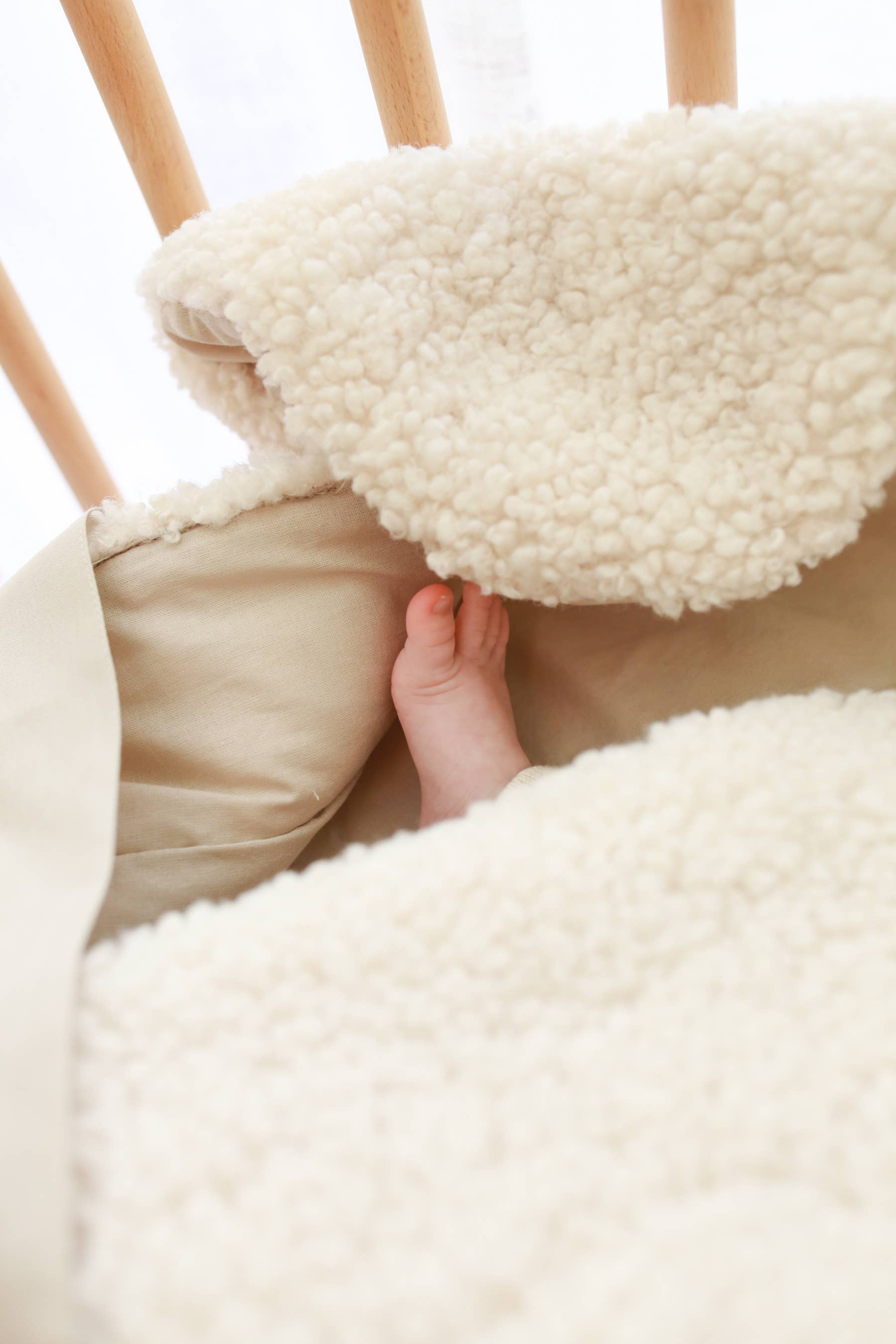 Babyly Teddy Boucle Baby Wrap