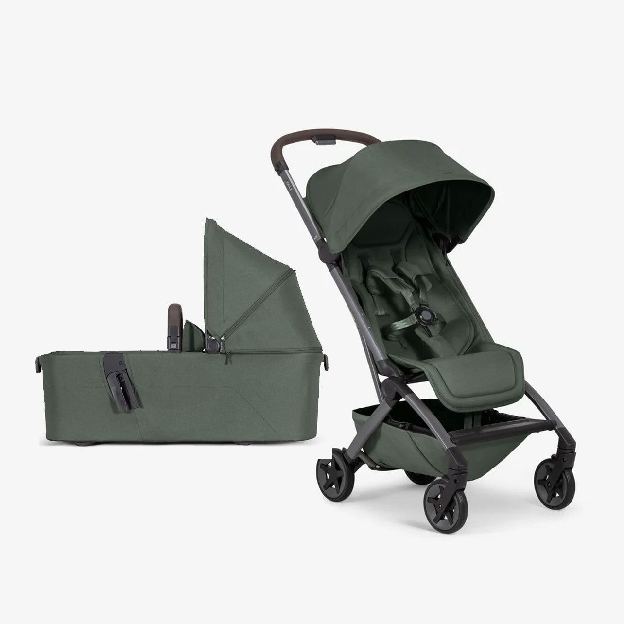 Joolz Aer2 Lightweight Compact Travel Stroller + Foldable Carrycot