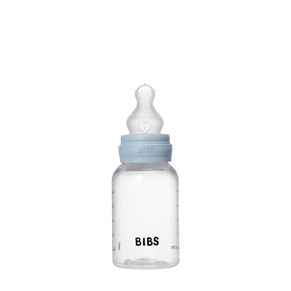 BIBS Baby BPA-Free Polypropylene Bottle Set 5oz. Silicone | Slow Flow