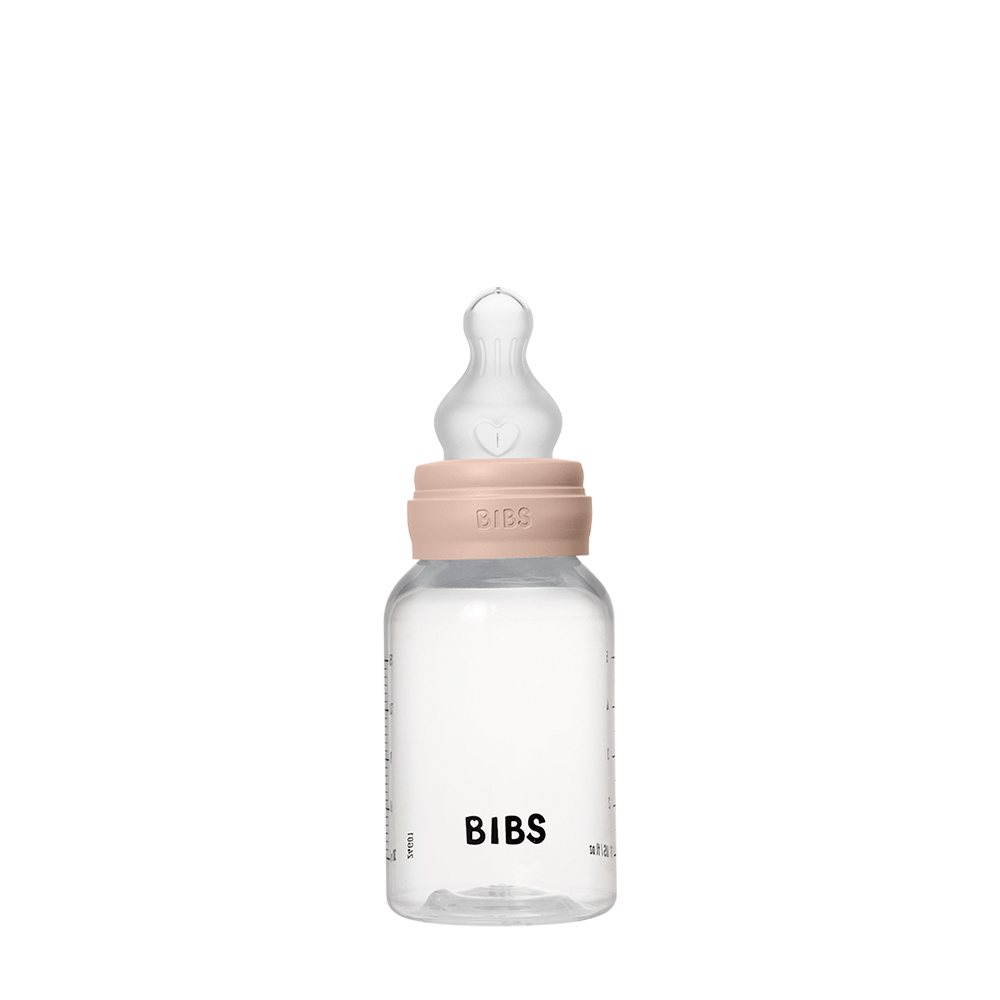 BIBS Baby BPA-Free Polypropylene Bottle Set 5oz. Silicone | Slow Flow