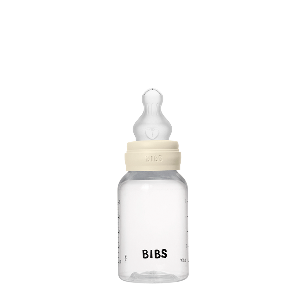 BIBS Baby BPA-Free Polypropylene Bottle Set 5oz. Silicone | Slow Flow