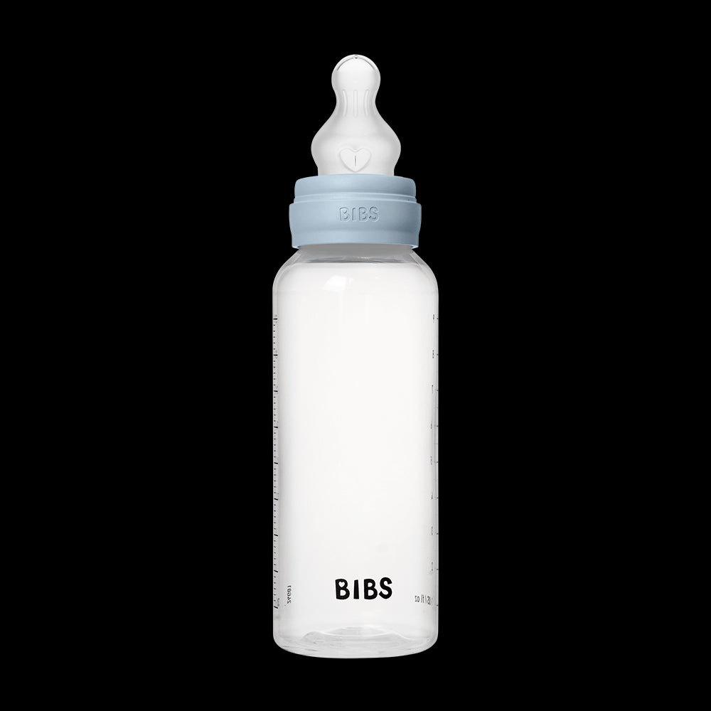 BIBS Baby BPA-Free Polypropylene Bottle Set 9oz Silicone | Medium Flow