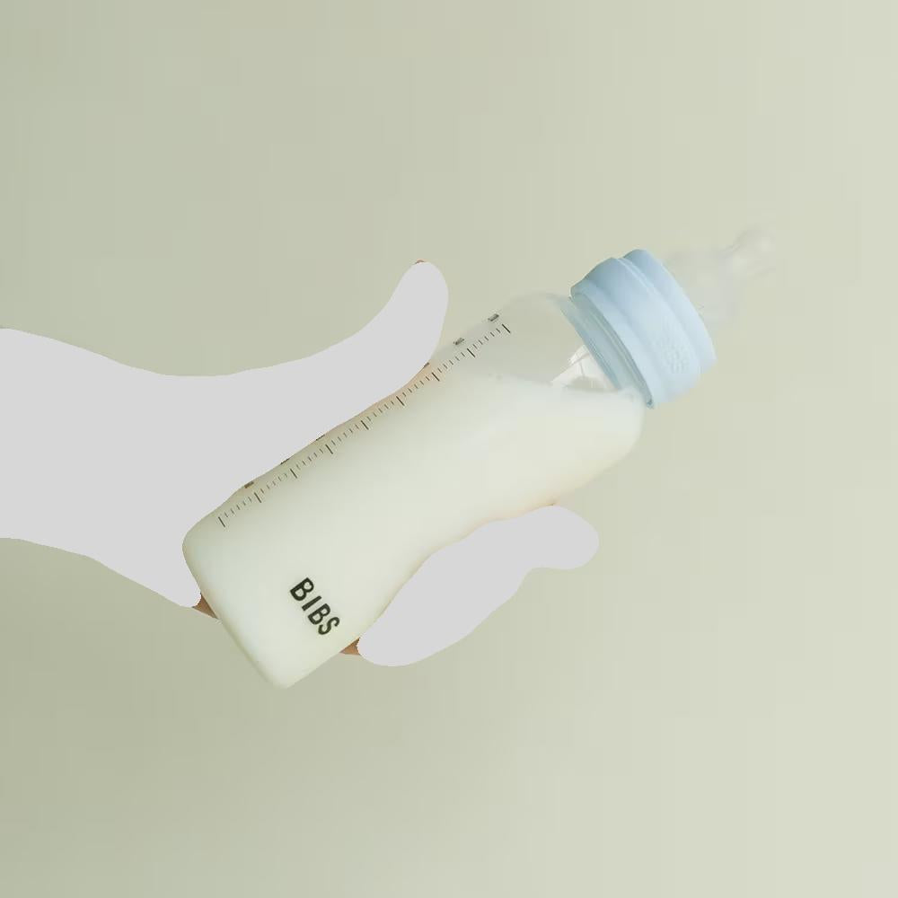 BIBS Baby BPA-Free Polypropylene Bottle Set 9oz Silicone | Medium Flow