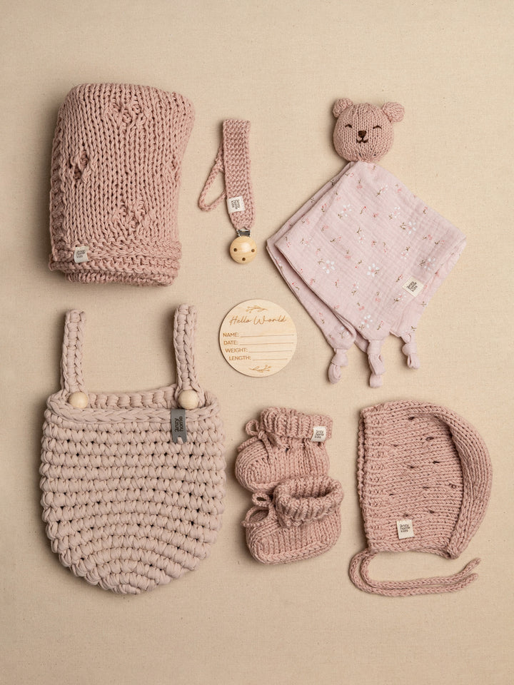 Anzy Home Baby Arrival Gift Set Pointelle