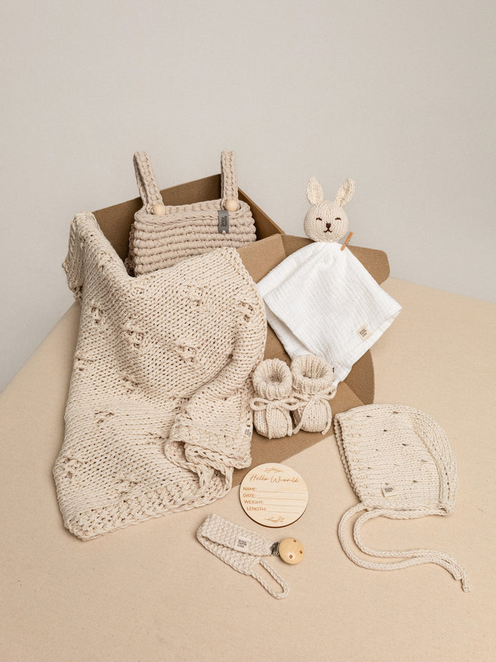 Anzy Home Baby Arrival Gift Set Pointelle