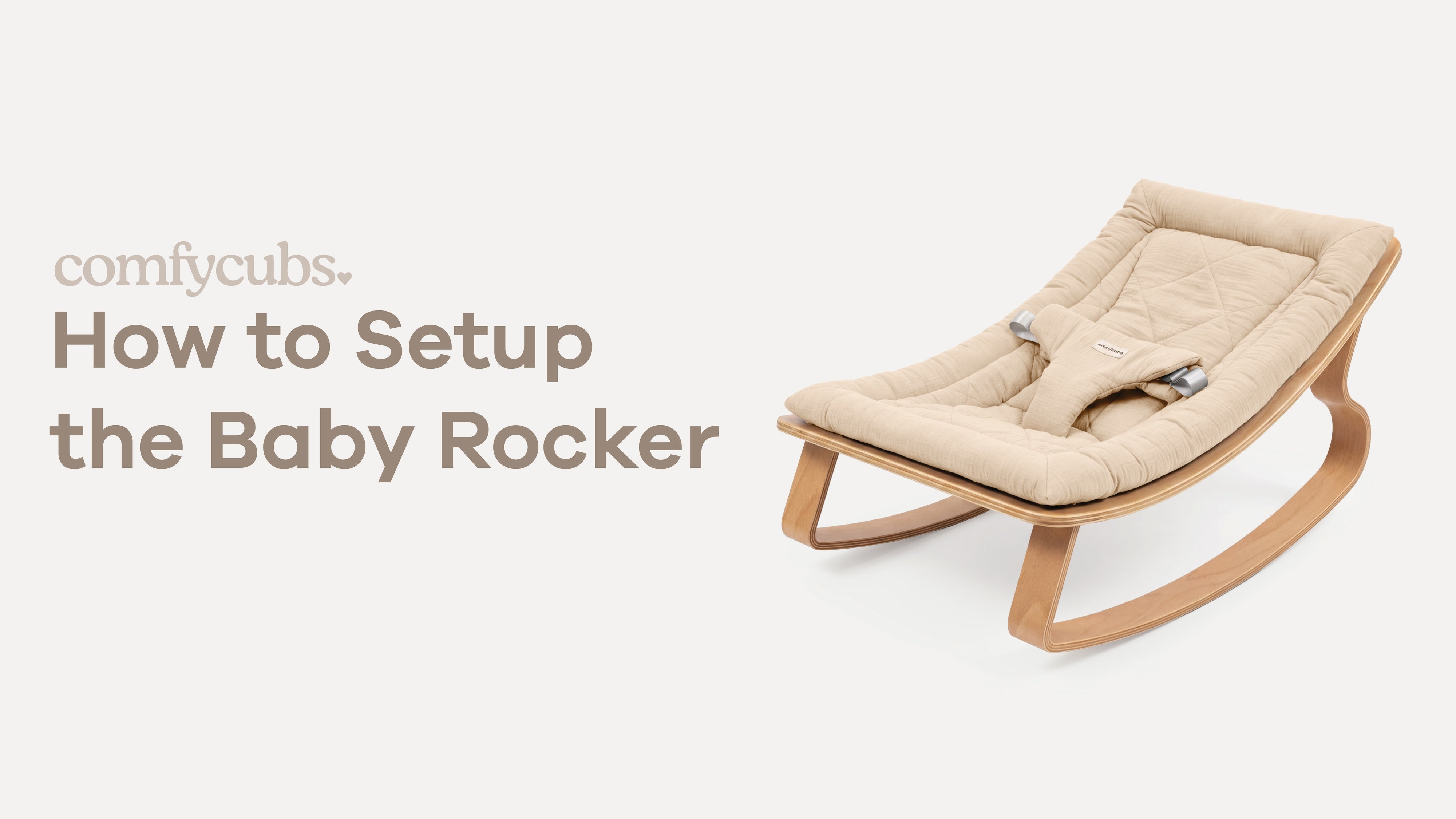 Comfy Cubs Baby Rocker