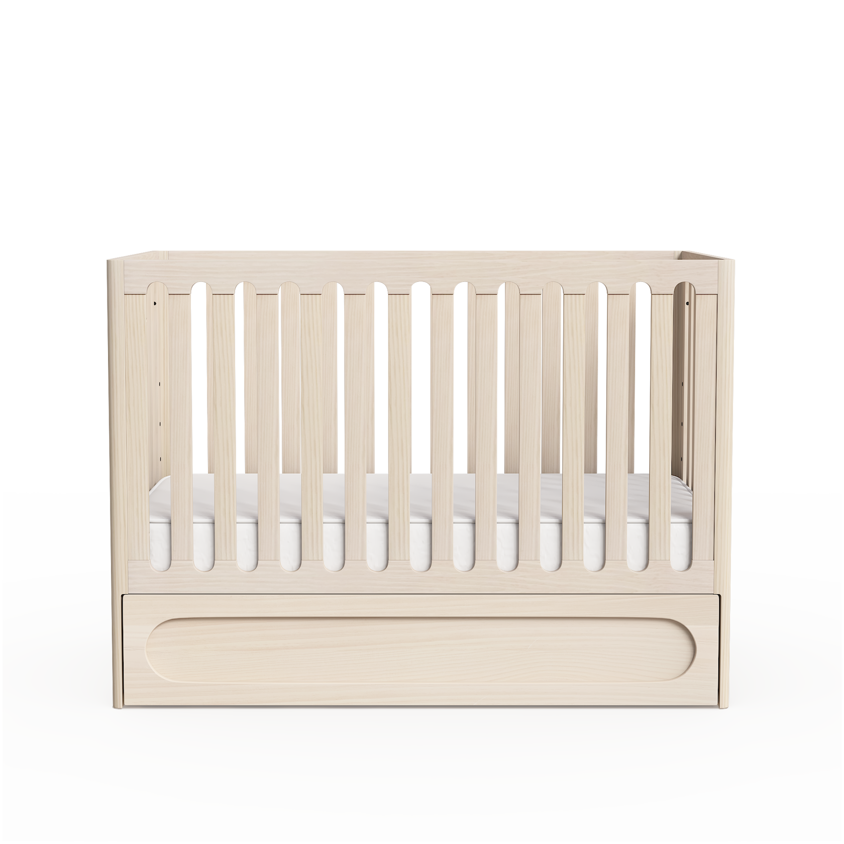 HushCrib Lulla & Lully 3-in-1 Convertible Crib With Trundle