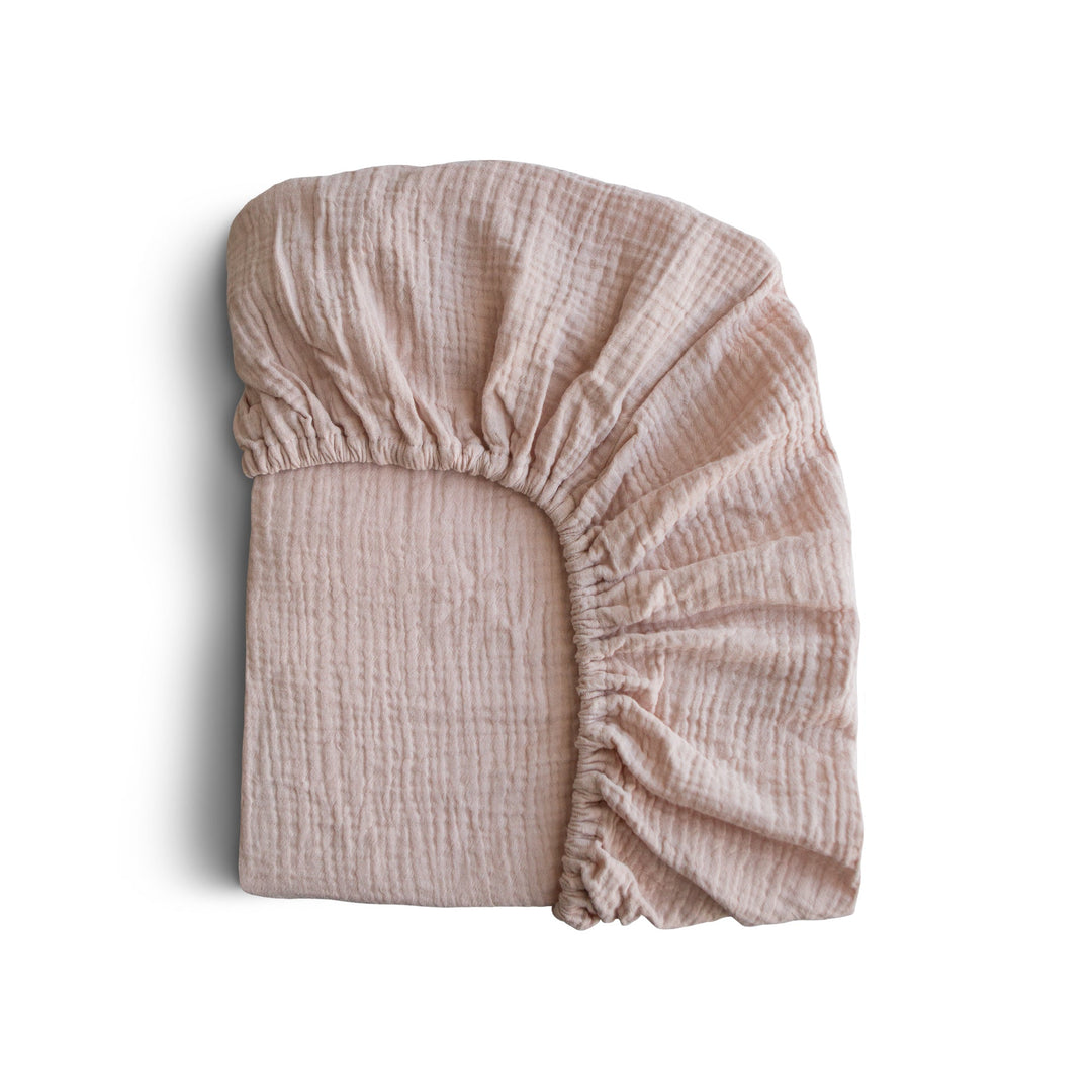 Mushie Extra Soft Muslin Mini Crib Sheet