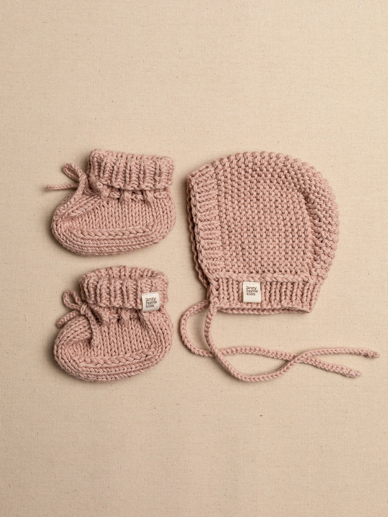 Anzy Home Boho Bonnet & Booties Set