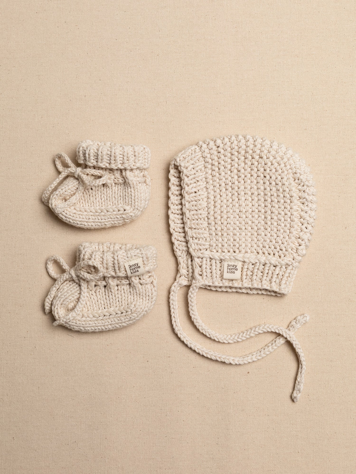 Anzy Home Boho Bonnet & Booties Set