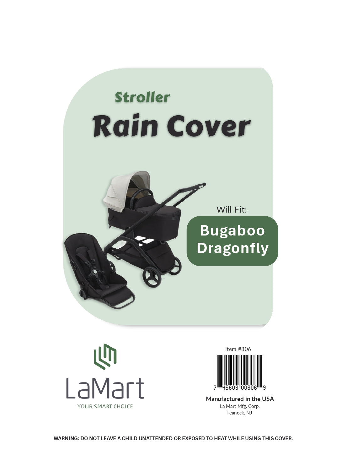 La Mart Bugaboo Dragonfly Rain Cover