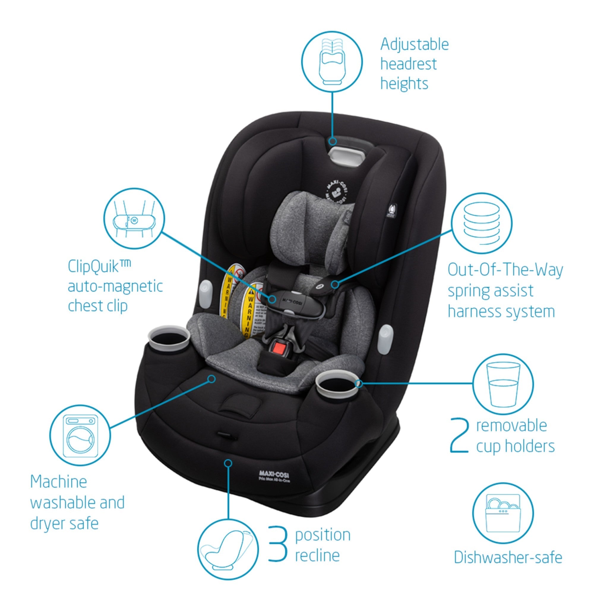 maxi-cosi magellan liftfit all-in-one convertible car seat Maxi-Cosi Magellan LiftFit All-in-One Convertible Car Seat