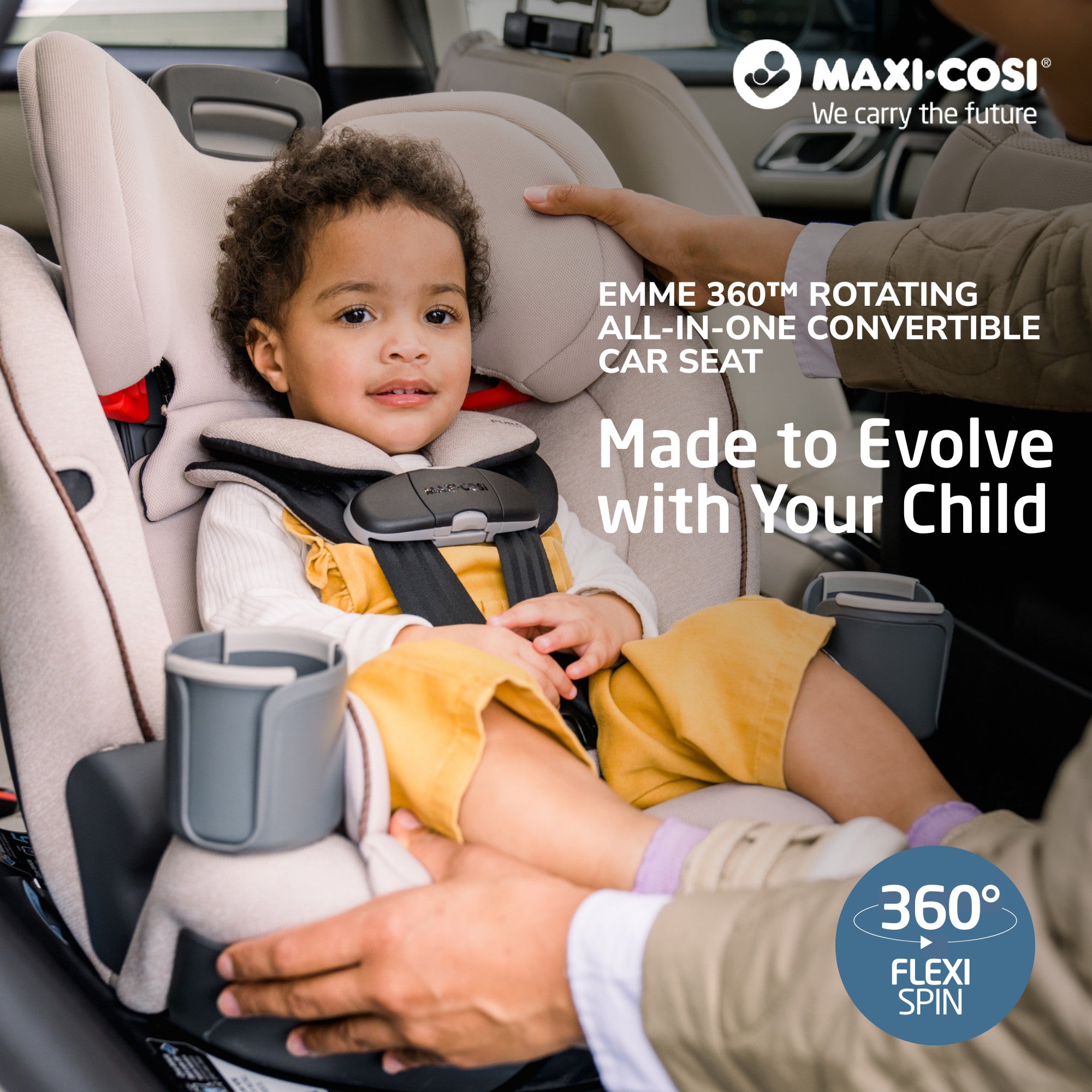Maxi Cosi Emme 360 Rotating All in One Convertible Car Seat