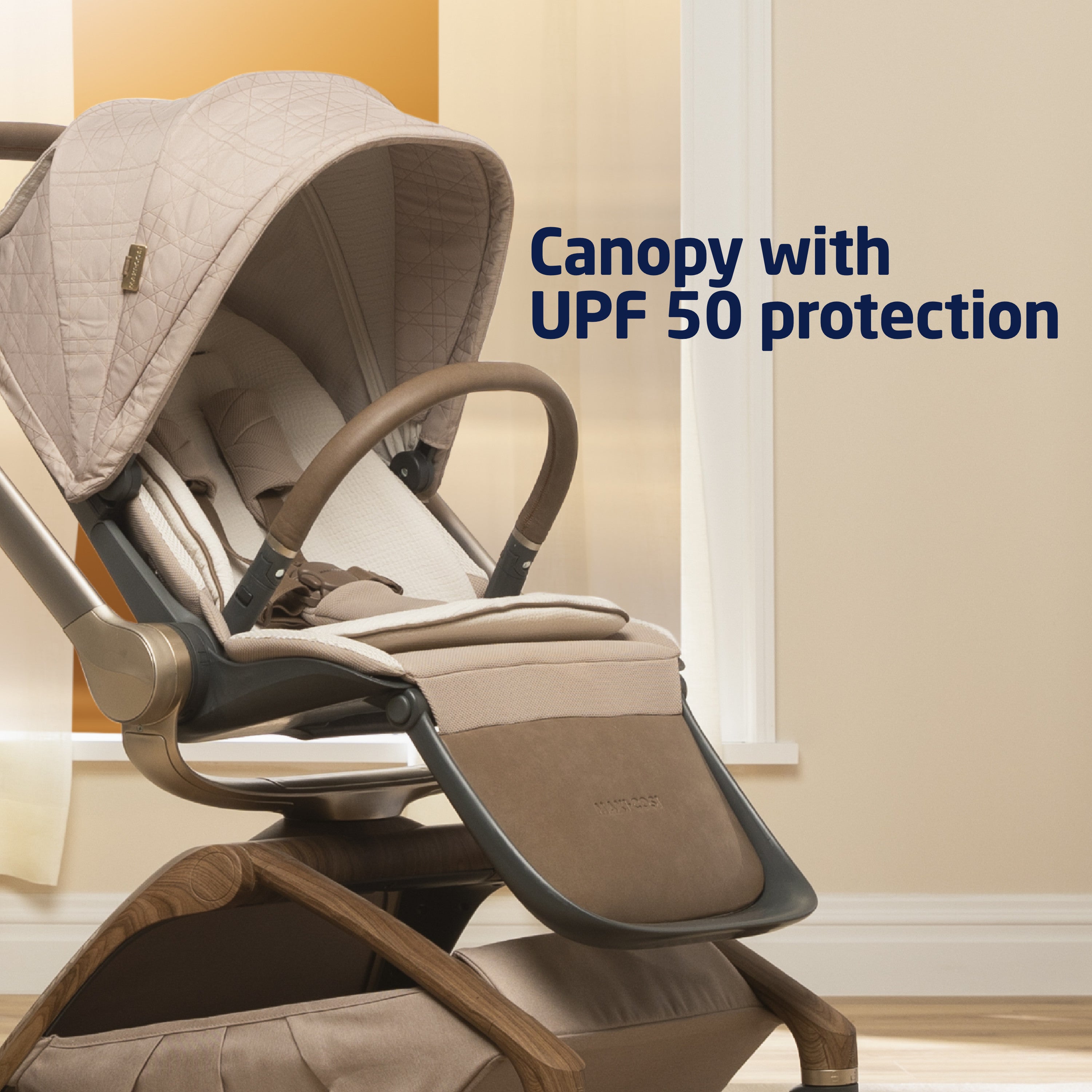 donna maxi cosi Maxi-Cosi Kindred Tana 360 Rotating Modular Stroller Natural Heritage
