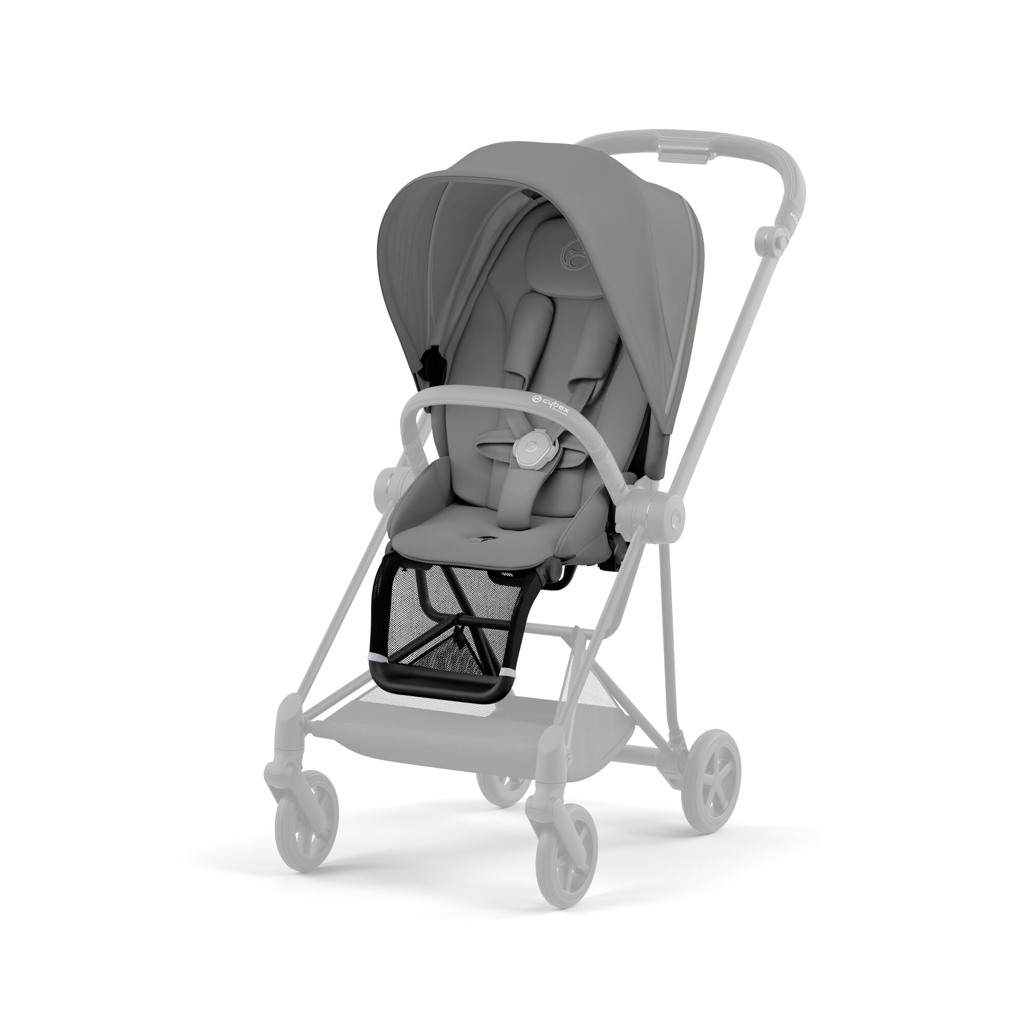 Cybex Platinum Mios Stroller Chrome/Black Frame Manhattan