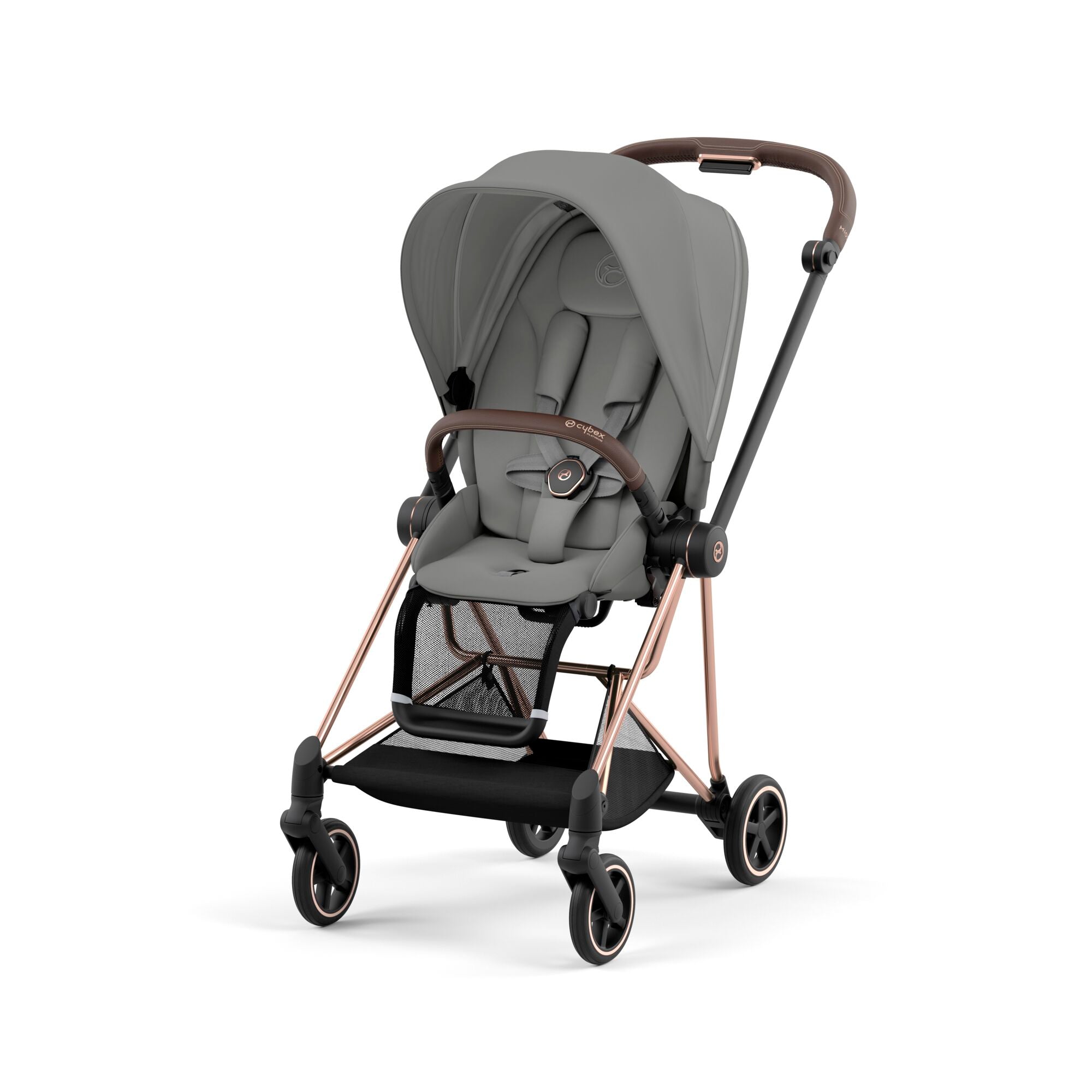 cybex ruby Cybex Mios 3 Stroller Mirage Grey/Rose Gold
